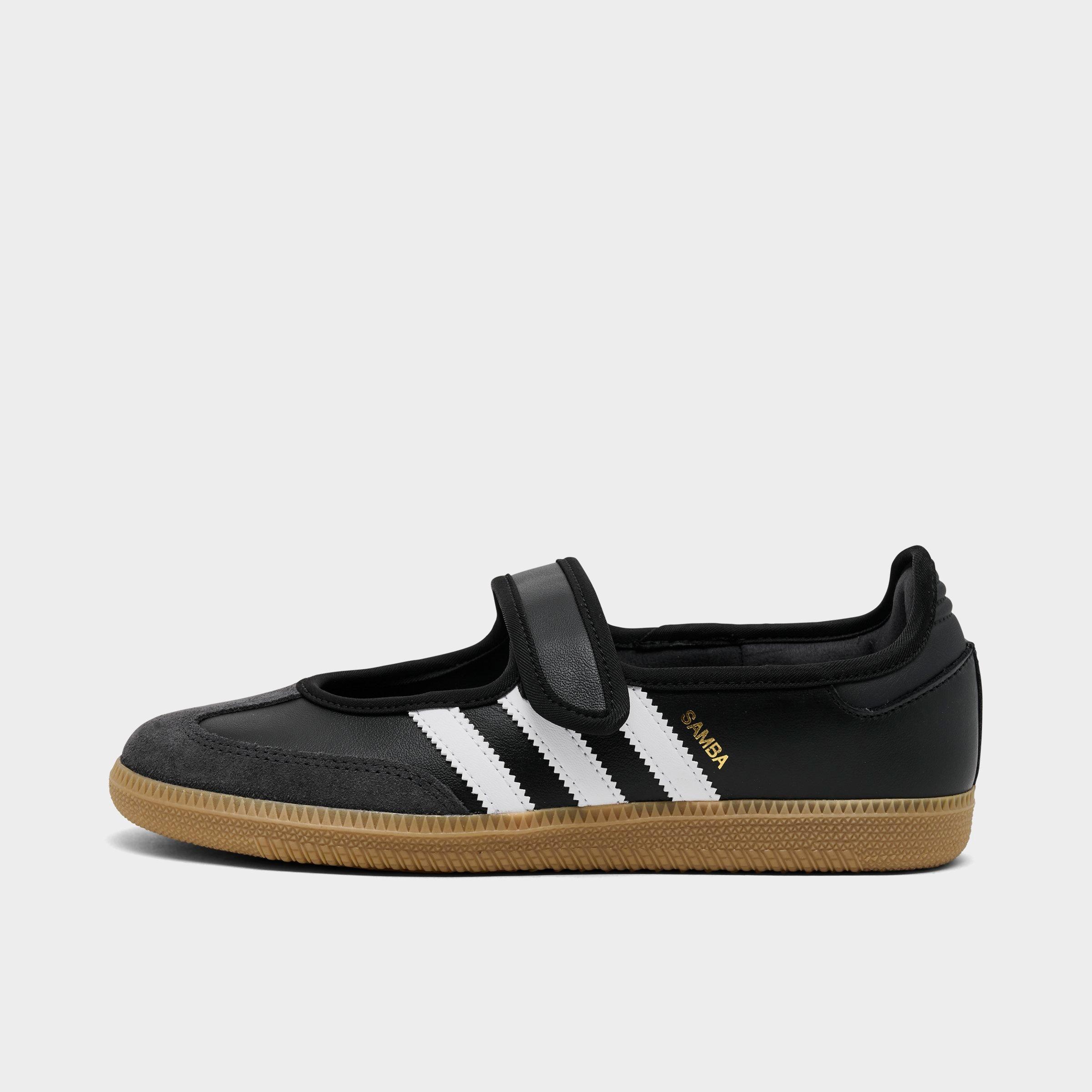 adidas Women's Originals Samba Jane Casual Shoes in Black/Carbon/Core Black Size: 7.0