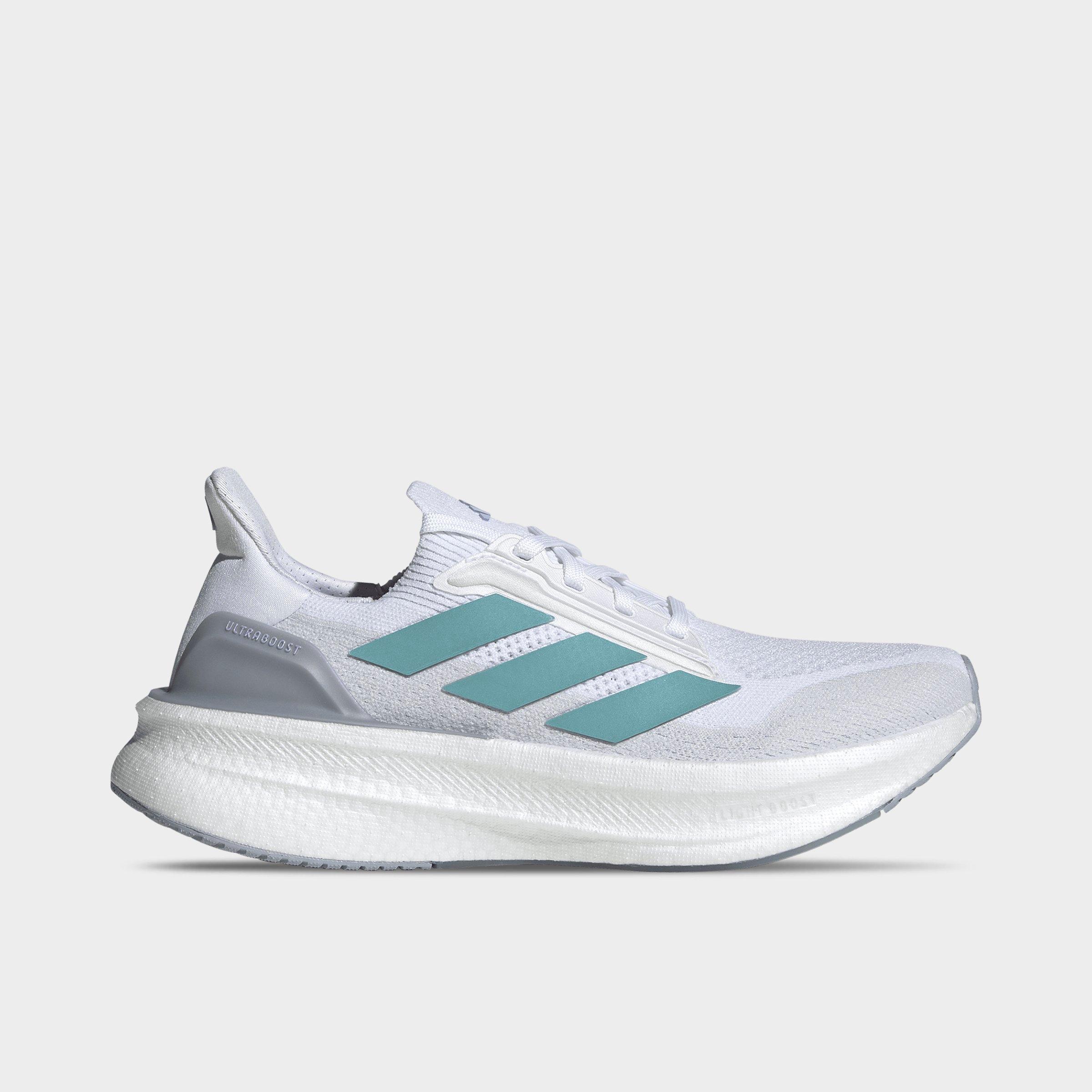 adidas Women's Ultraboost 5X Running Shoes in Cloud White/Mint Ton/Glow Purple Size: 6.0
