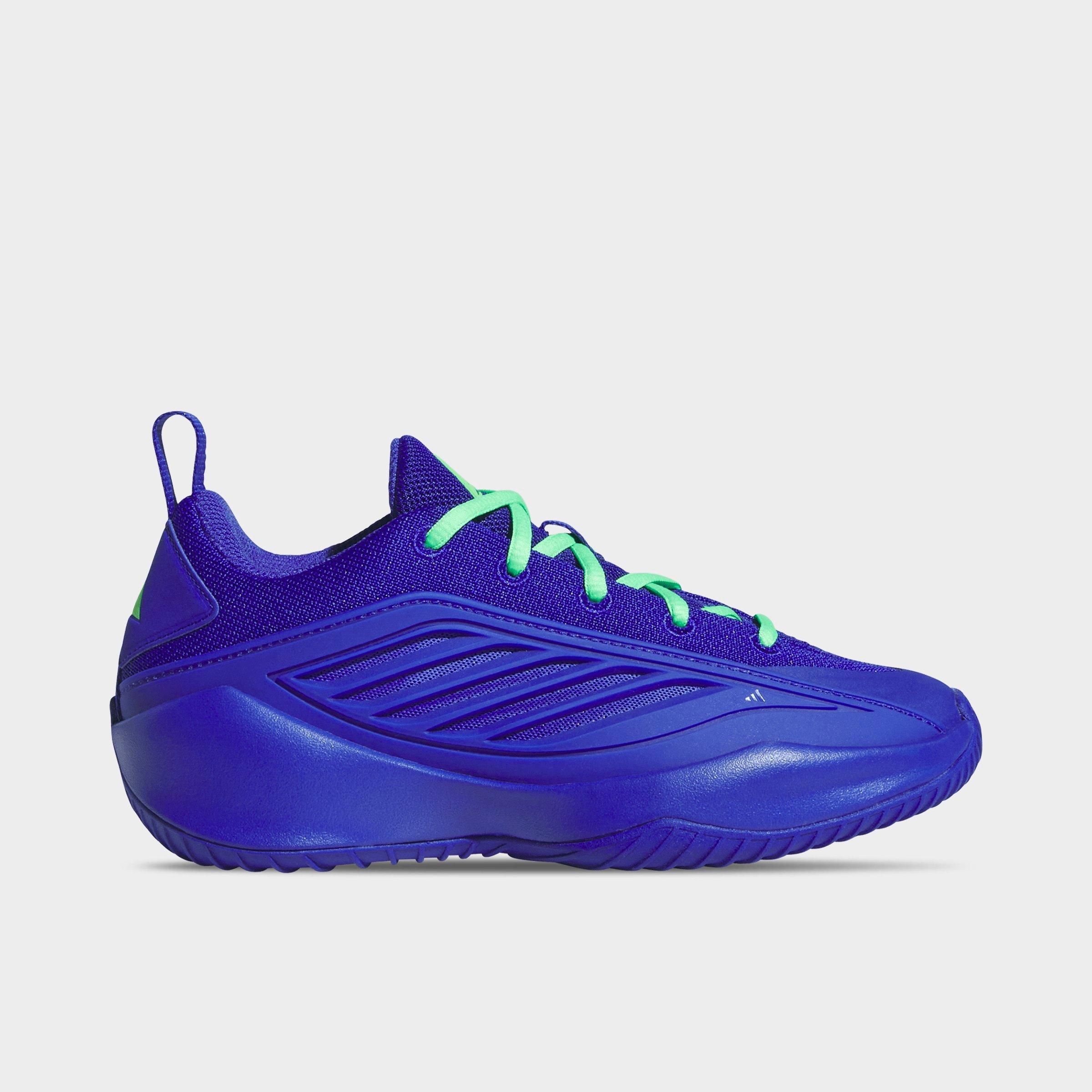 adidas Big Kids Believe That 1 Basketball Shoes in Lucid Blue/Court Green/Lucid Blue Size: 6.5