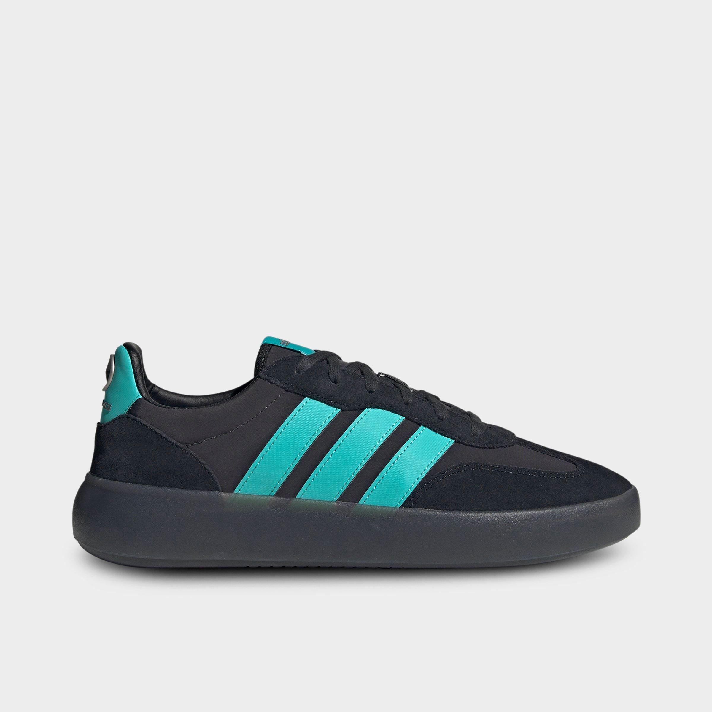 adidas Men's Barreda Decode Mercedes-AMG Petronas Casual Shoes in Carbon/Semi Mint Rush/Core Black Size: 8