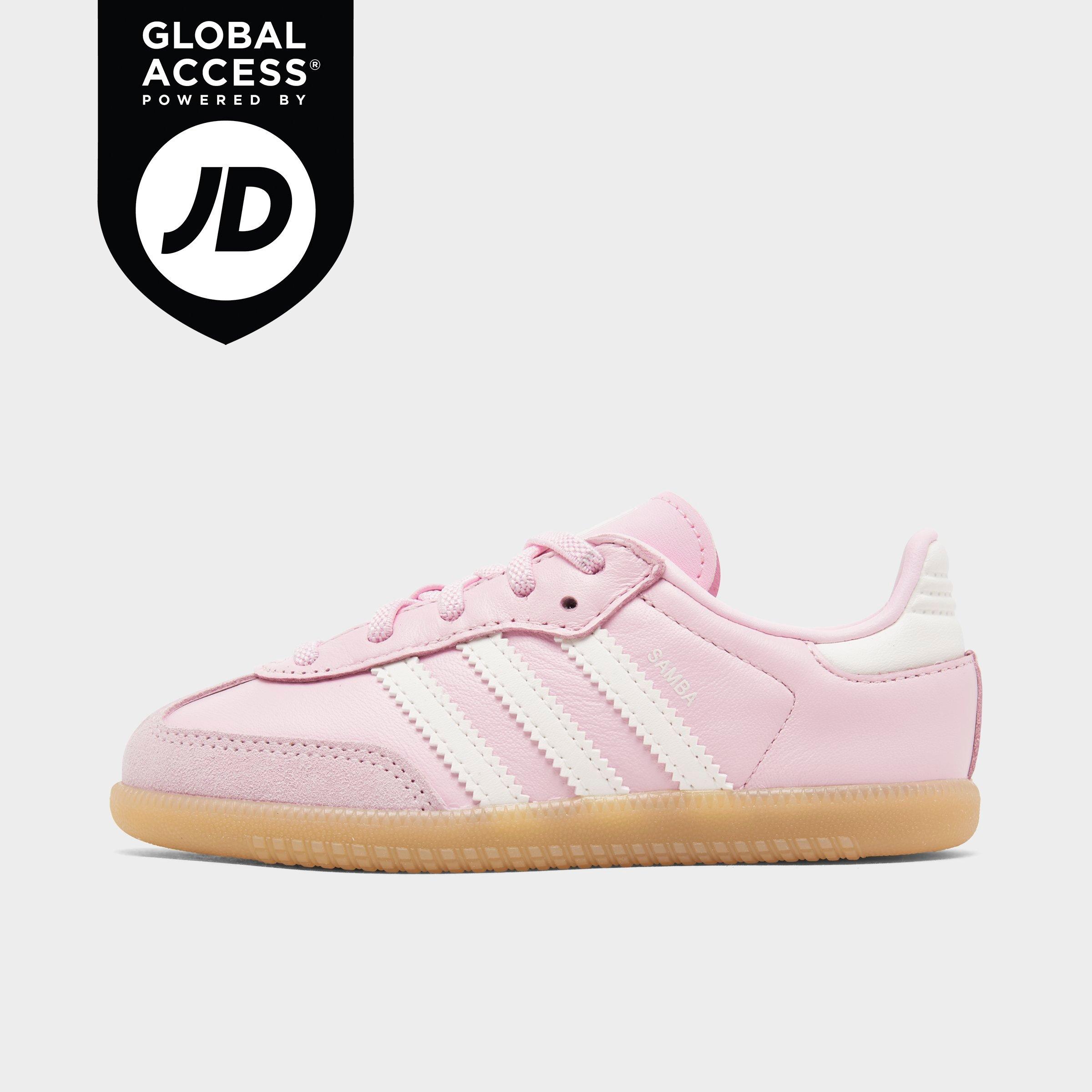 adidas Kids Toddler Originals Samba OG Casual Shoes in Footwear Pink/White/Gum Size: 6.0