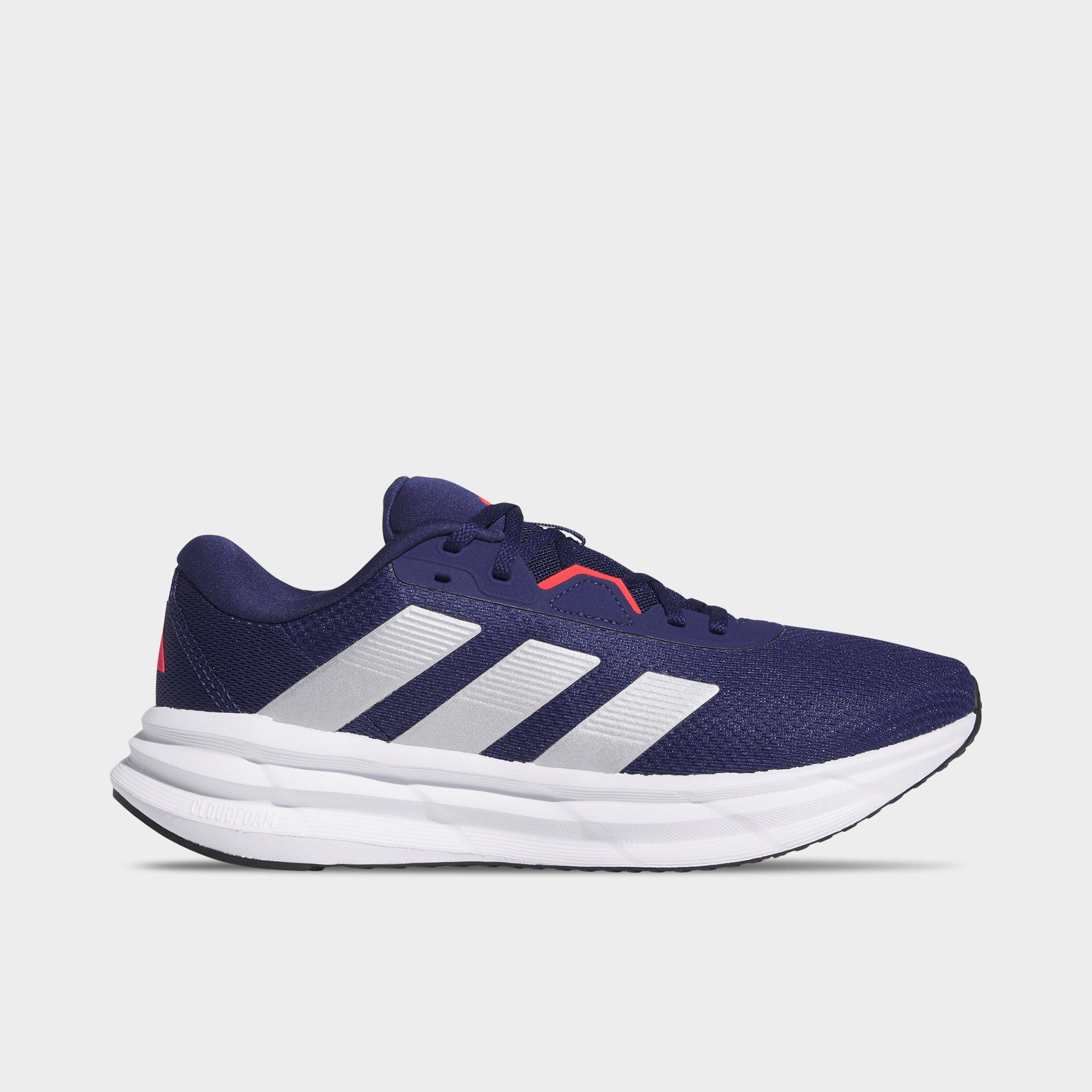 adidas Men's Galaxy 7 Running Shoes in Dark Blue/Silver Metallic/Lucid Red Size: 8.5