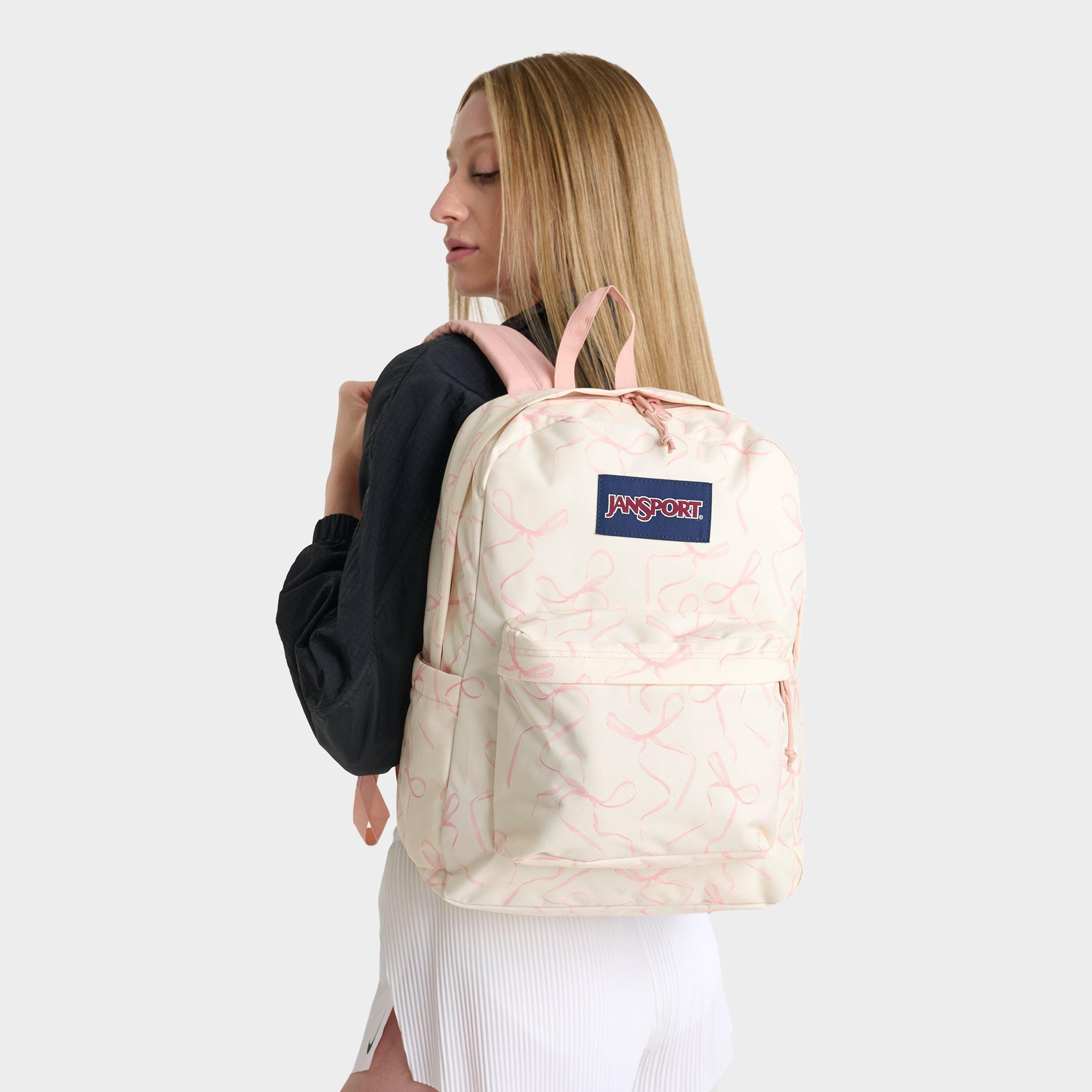 JanSport SuperBreak Plus Backpack (26L) in Pink/Bows Size: NOSIZE
