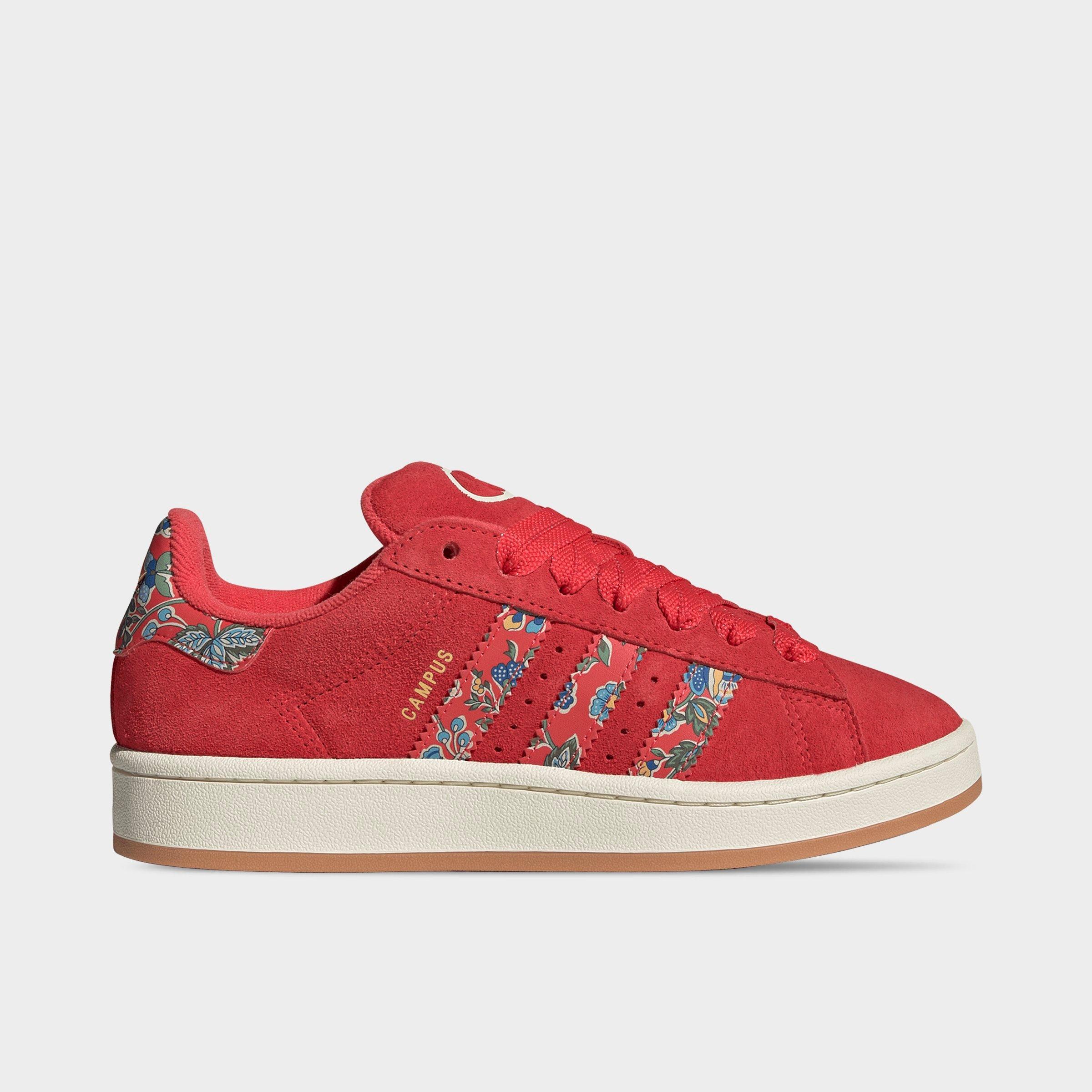 adidas Women's Originals Sambae Casual Shoes in Semi Lucid Red/Cream White/Gold Metallic Size: 8.0