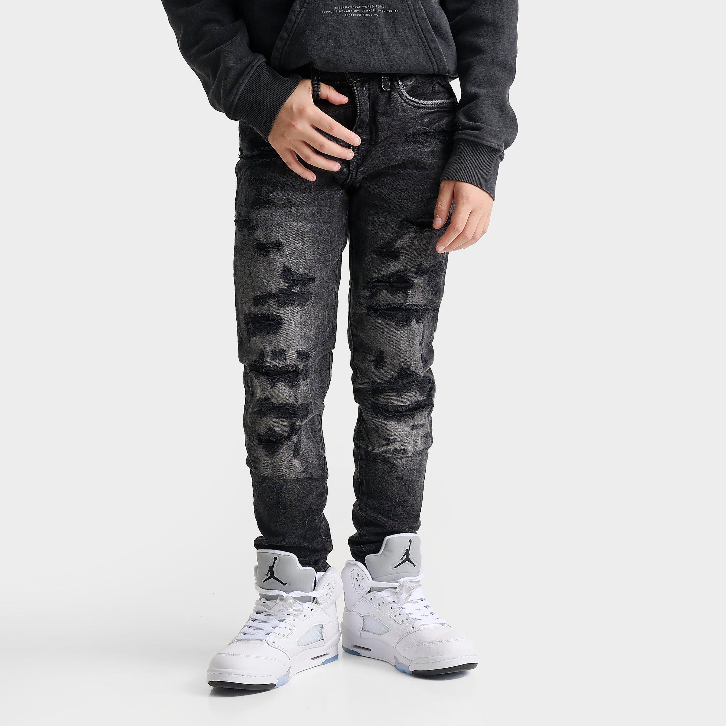 Jordan Craig Boys Big Kids Elmhurst Denim Jeans in Black Wash Size: 10