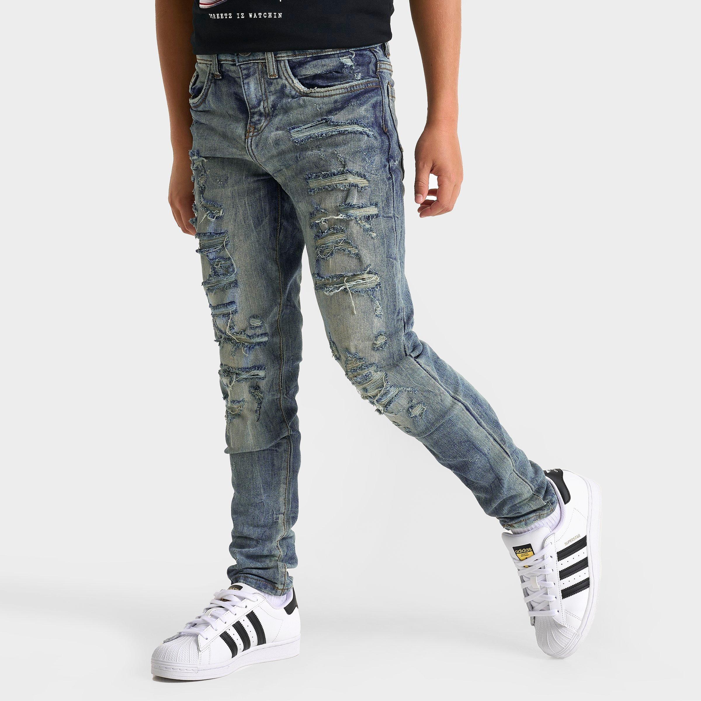 Jordan Craig Boys Elmhurst Denim Jeans in DESERT Size: 8