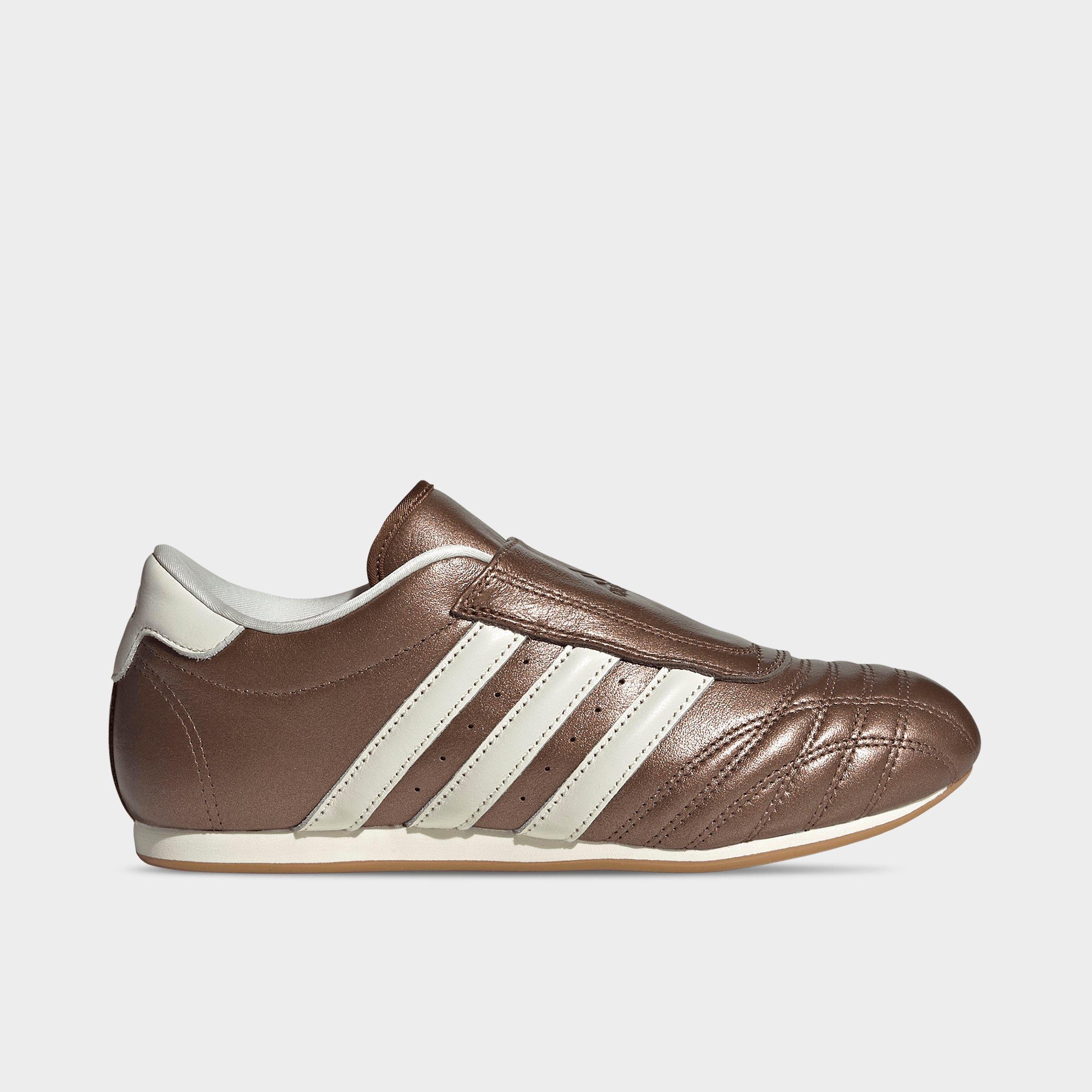 adidas Women's Originals Taekwondo Casual Shoes in Brown/Preloved Brown/Off White Size: 9.5