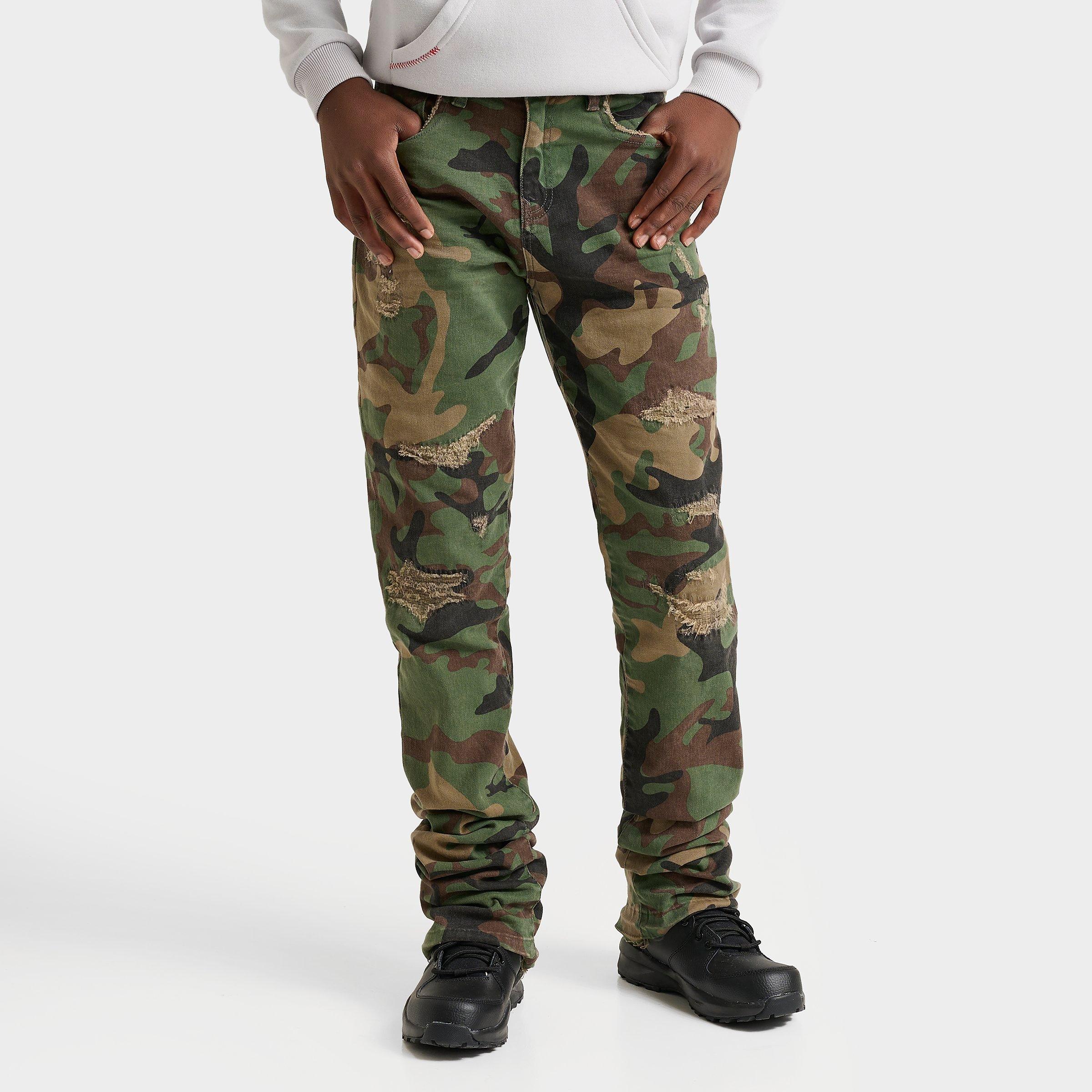 Boys' Jordan Craig Camo Stacked Denim Jeans