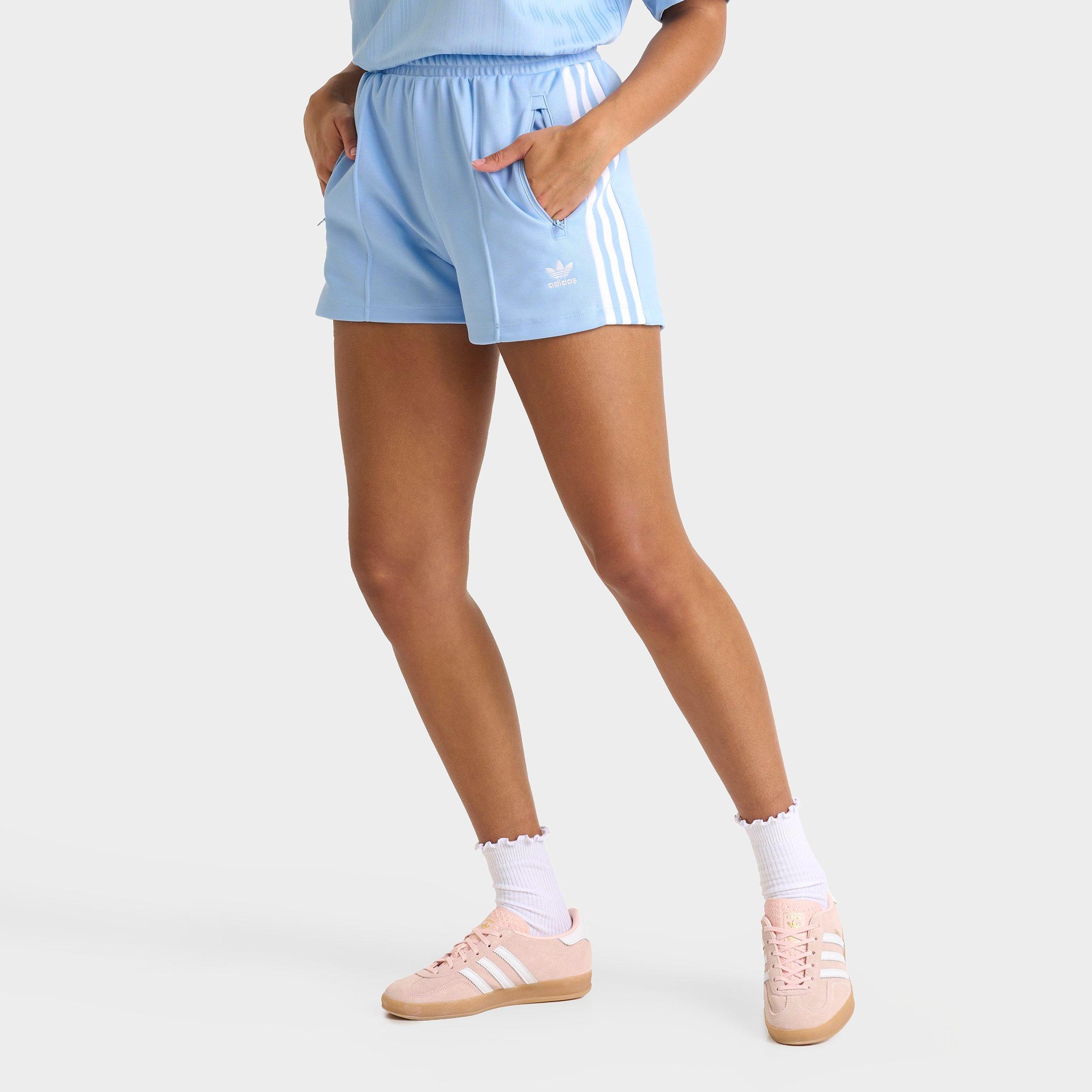 adidas Women's Originals Classic Shorts in Clear Sky Size: XS