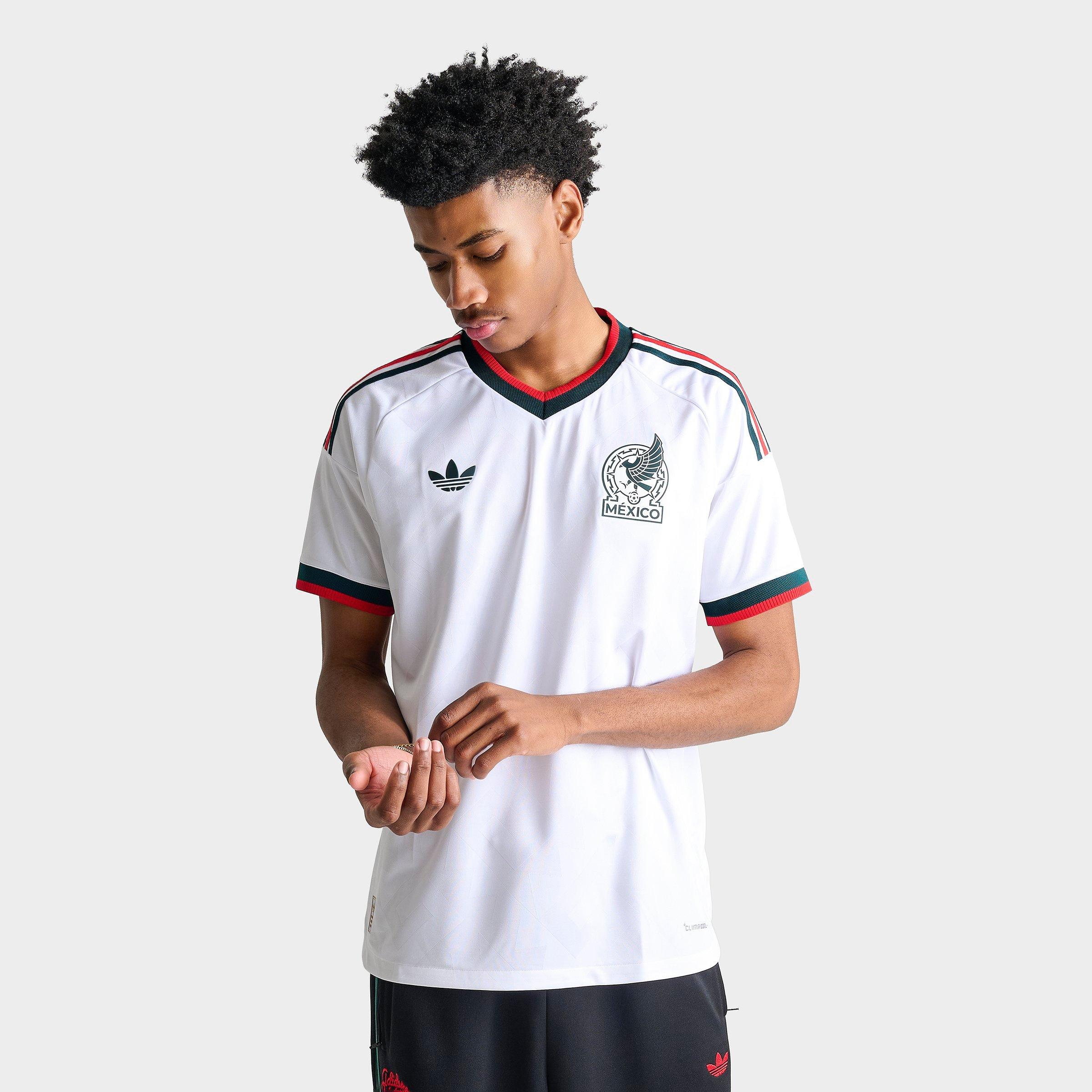 adidas Men's Mexico 2026 Away Authentic Soccer Jersey in White Size: Medium