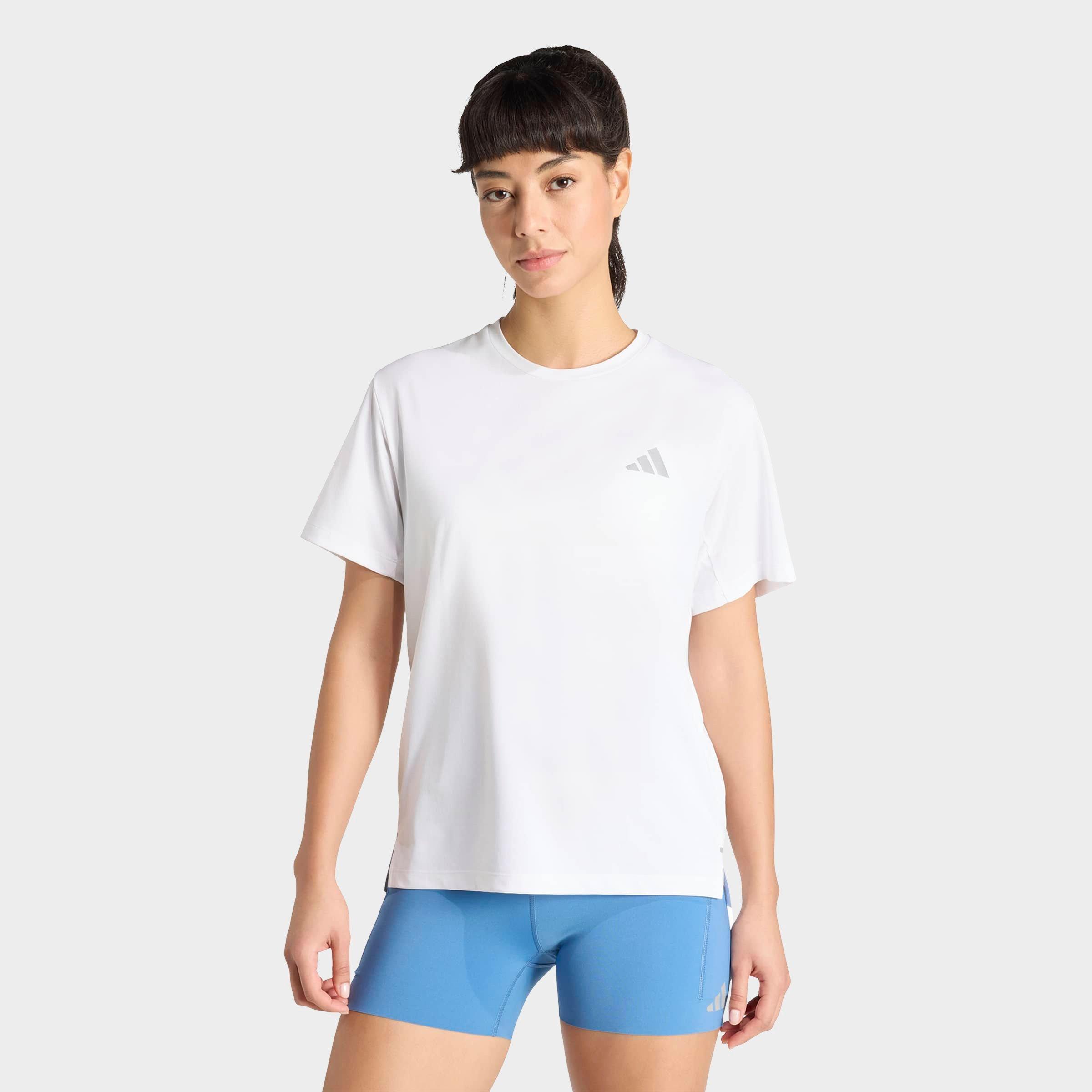 adidas Women's adi365 Iconic Climacool Running T-Shirt in White Size: Large