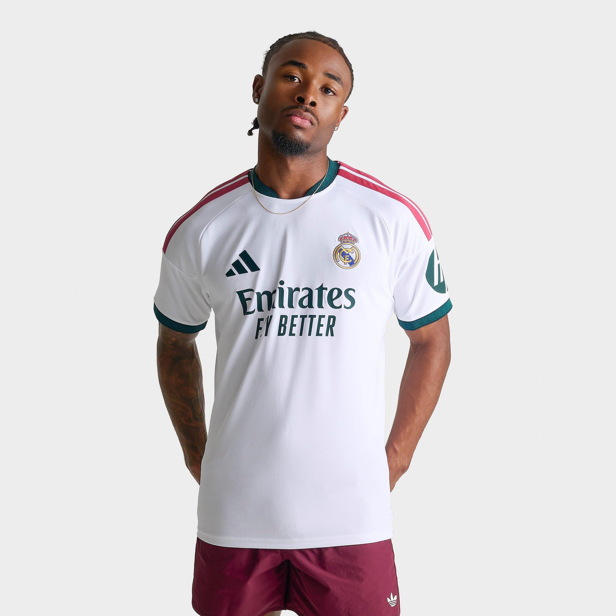 adidas Men's Real Madrid 26-27 Home Soccer Jersey in White Size: Large