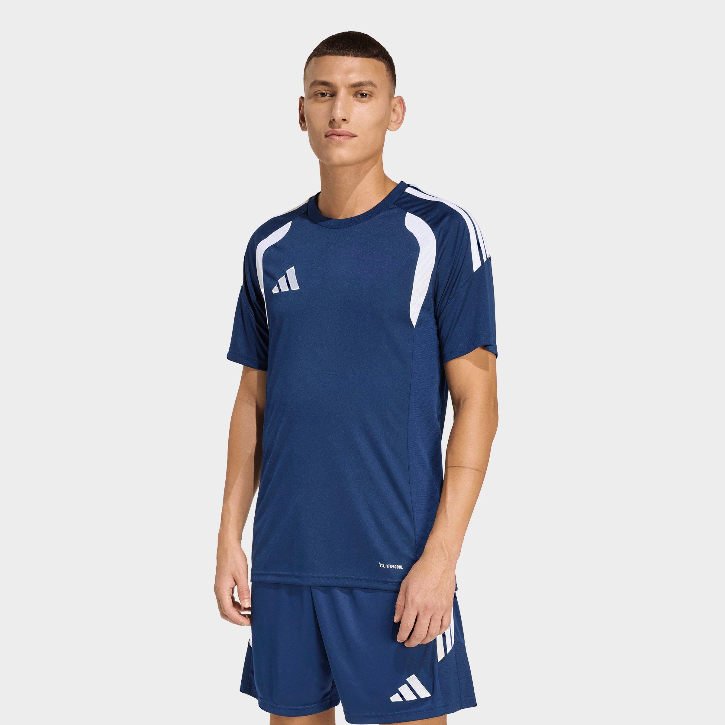 adidas Men's Tiro 26 League Soccer Jersey in Team Navy Blue/White Size: Small