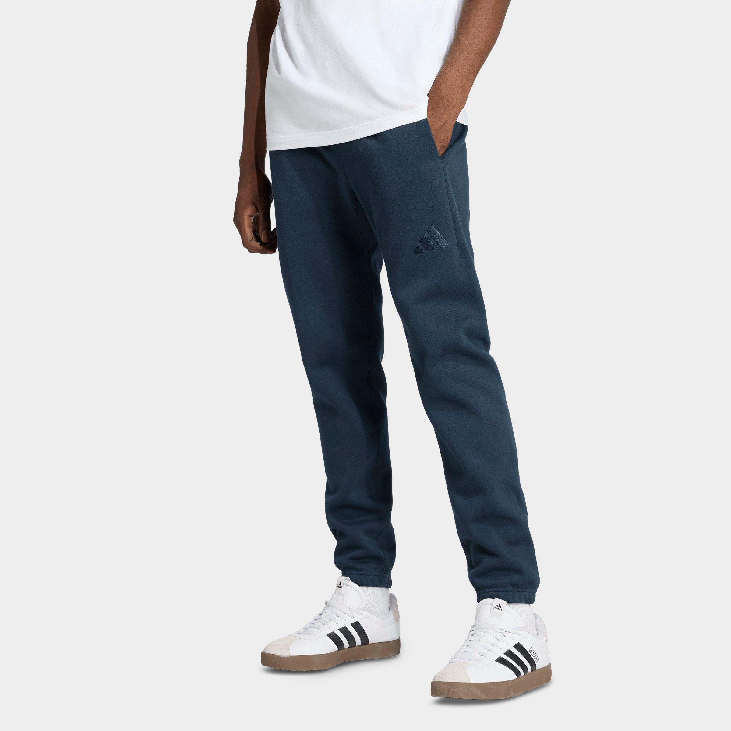 adidas Men's All SZN Tapered Fleece Pants in Aurora Ink Size: XS