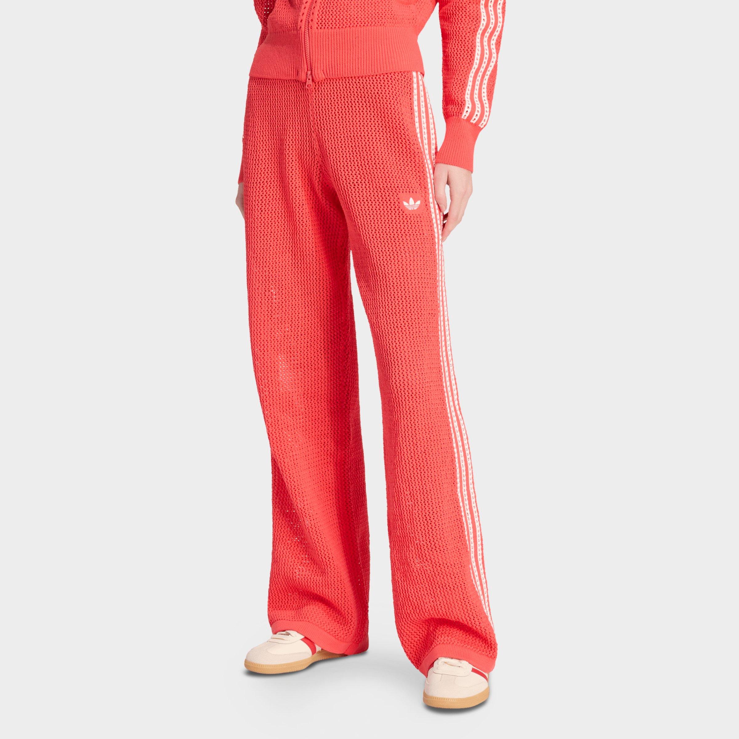 adidas Women's Originals Knitted Crochet Firebird Track Pants