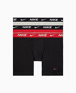 Men's Nike Underwear Everyday Cotton Stretch Boxer Briefs (3-Pack)