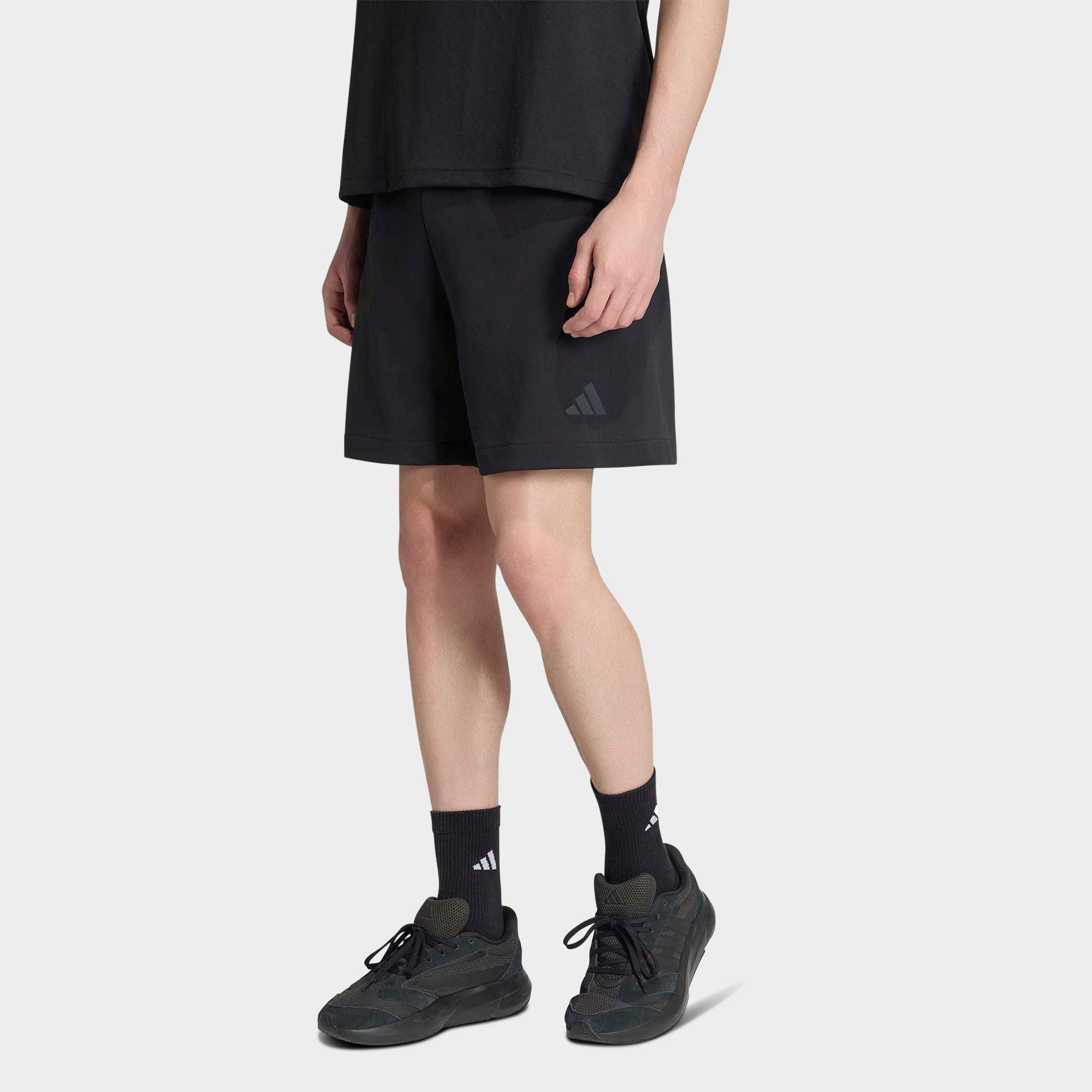 adidas Men's Z. N.E. Doubleknit Spacer Shorts in Black Size: M 7