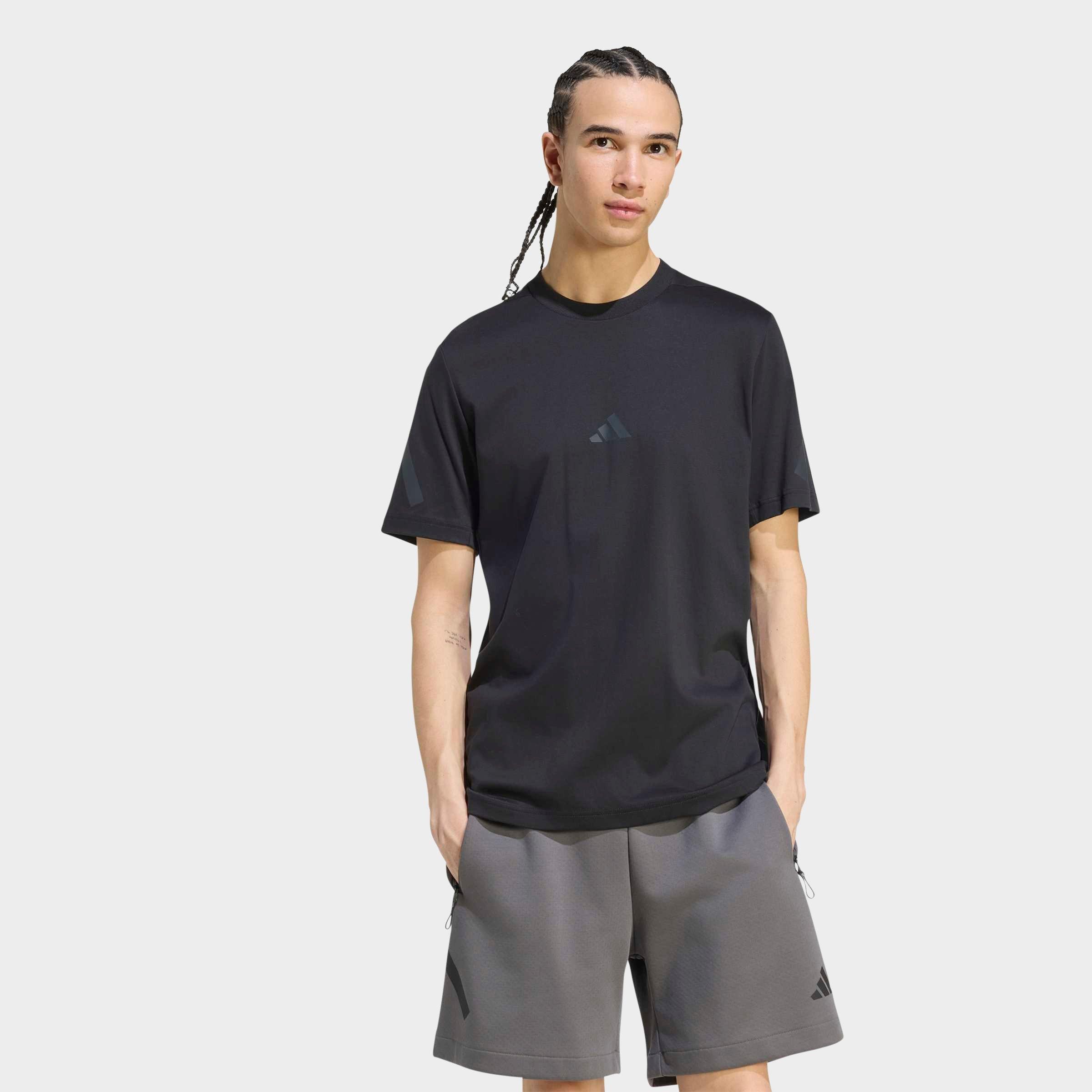 adidas Men's Z. N.E T-Shirt in Black Size: Large