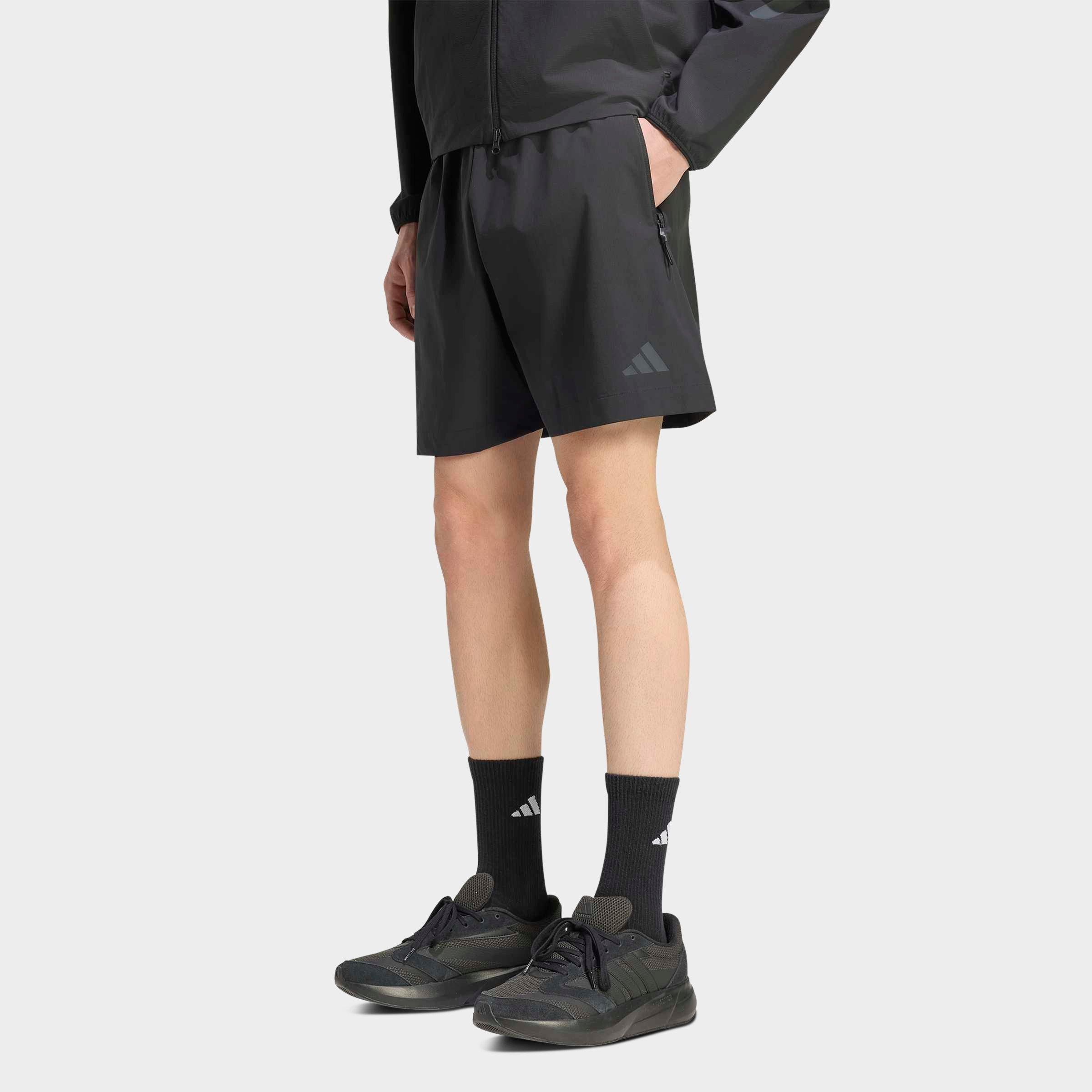 adidas Men's Z. N.E. 7" Woven Shorts in Black Size: L 7