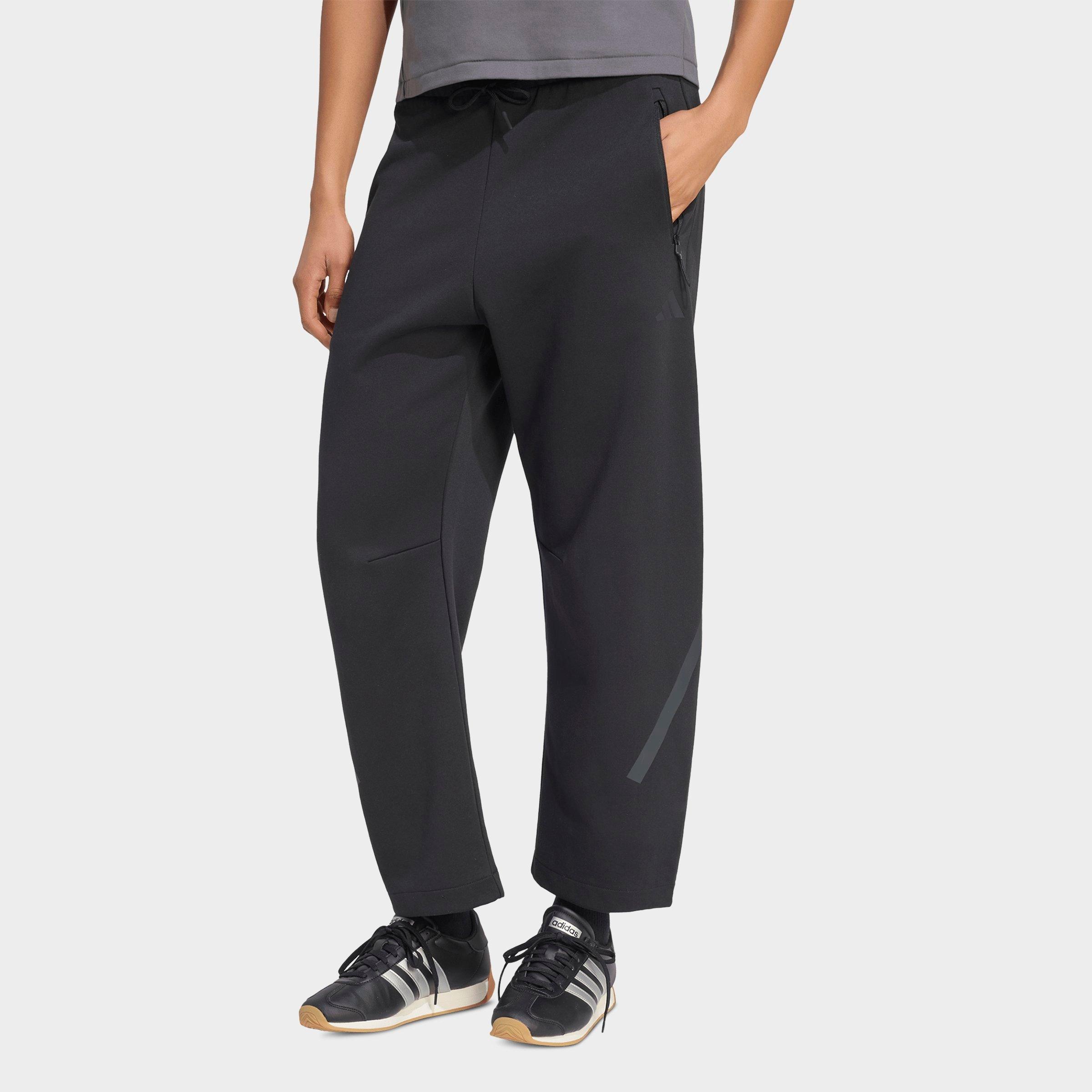 adidas Women's Sportswear Z. N.E. Open-Hem Pants in Black Size: Medium