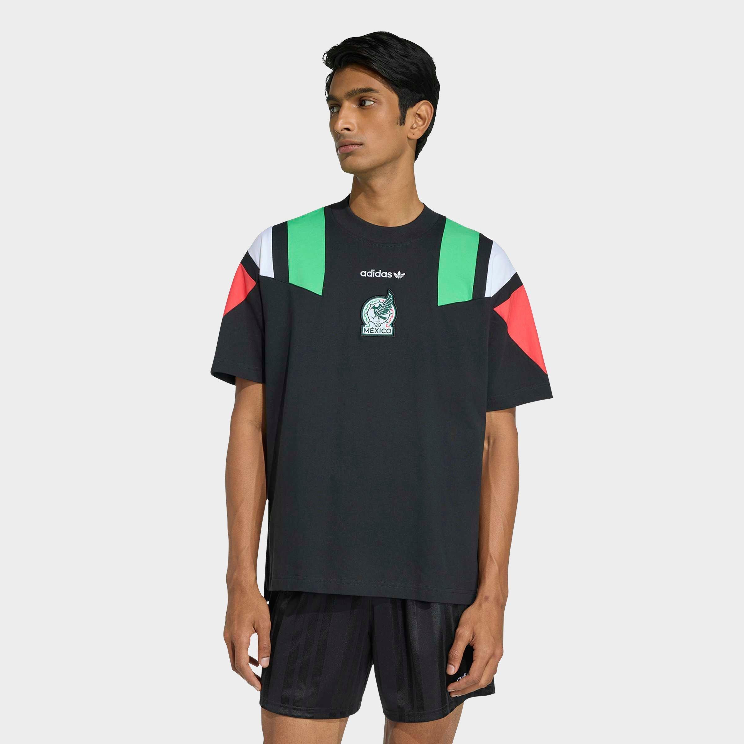 adidas Men's Originals Mexico EQT T-Shirt in Black Size: Small
