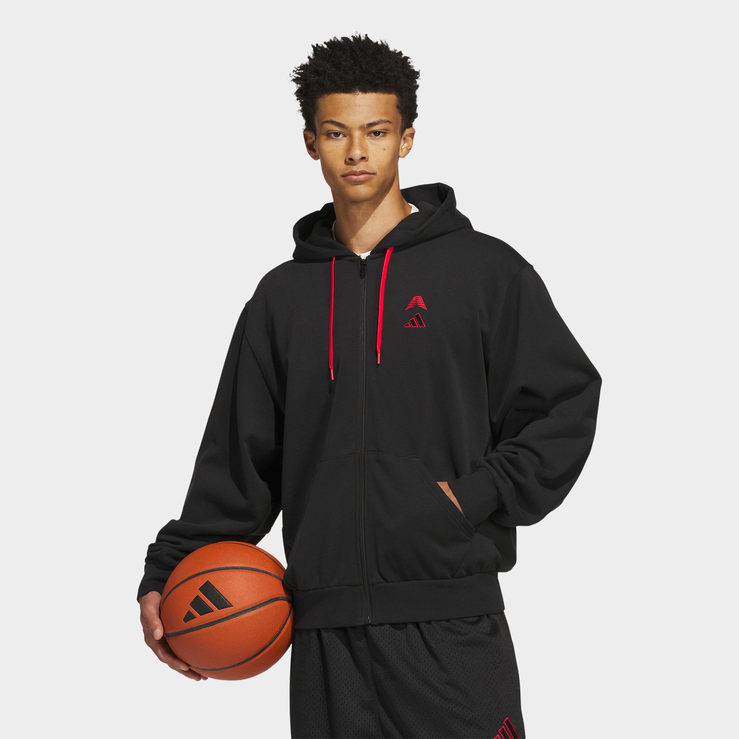 adidas Men's Anthony Edwards Foundation Full-Zip Hoodie
