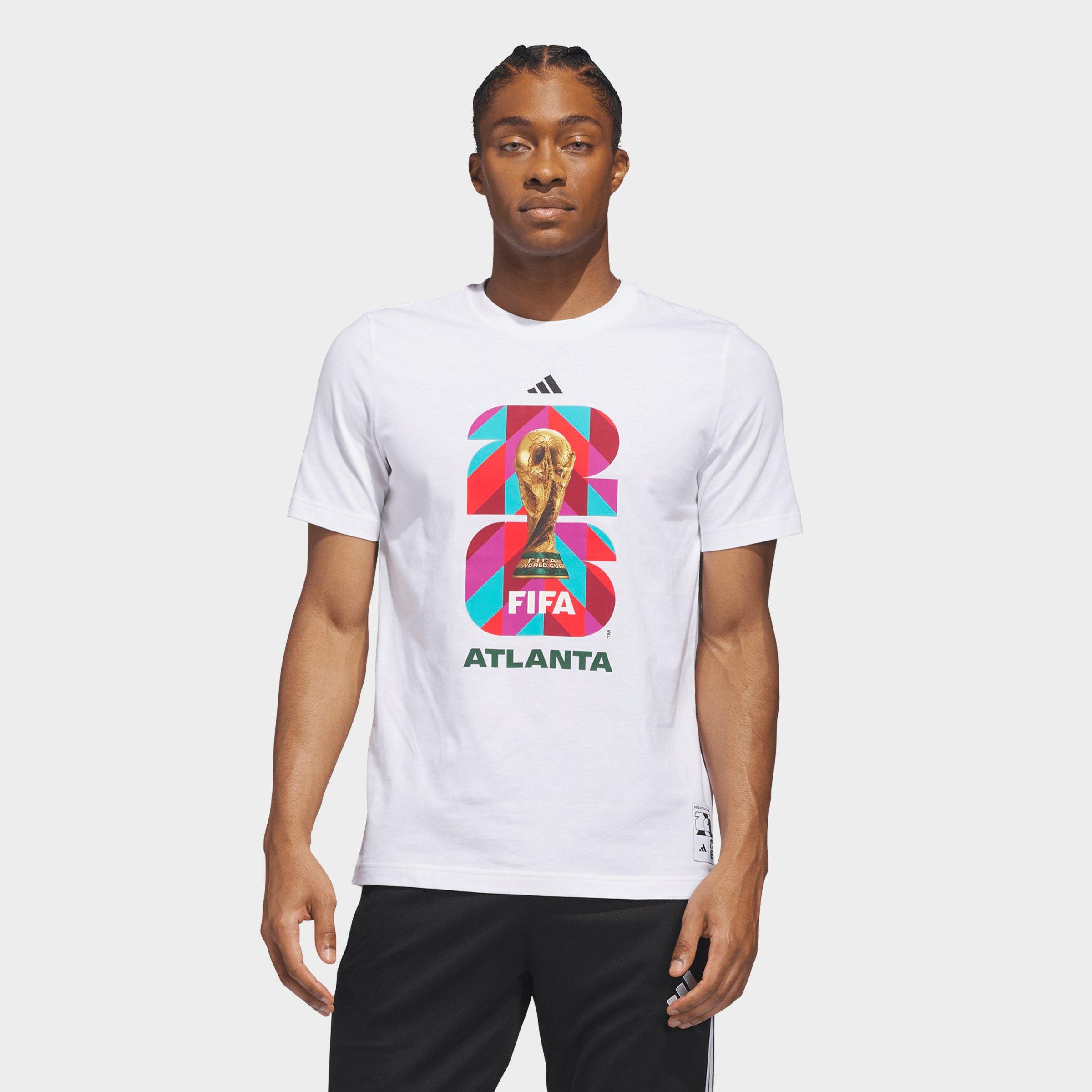 adidas Men's Soccer FIFA World Cup 26 Host City Atlanta Graphic T-Shirt in White Size: Medium