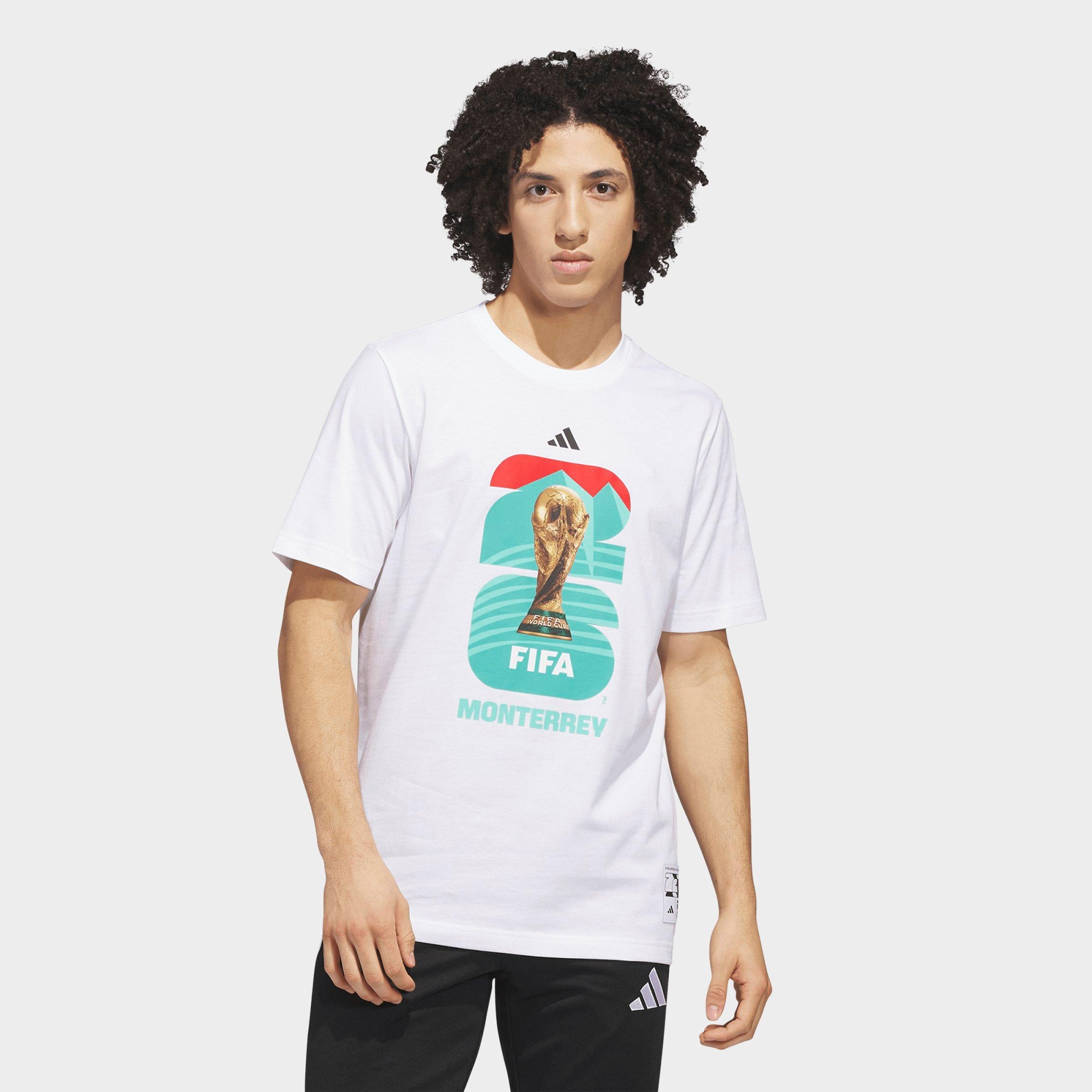 adidas Men's Soccer FIFA World Cup 26 Host City Monterrey Graphic T-Shirt in White Size: Large