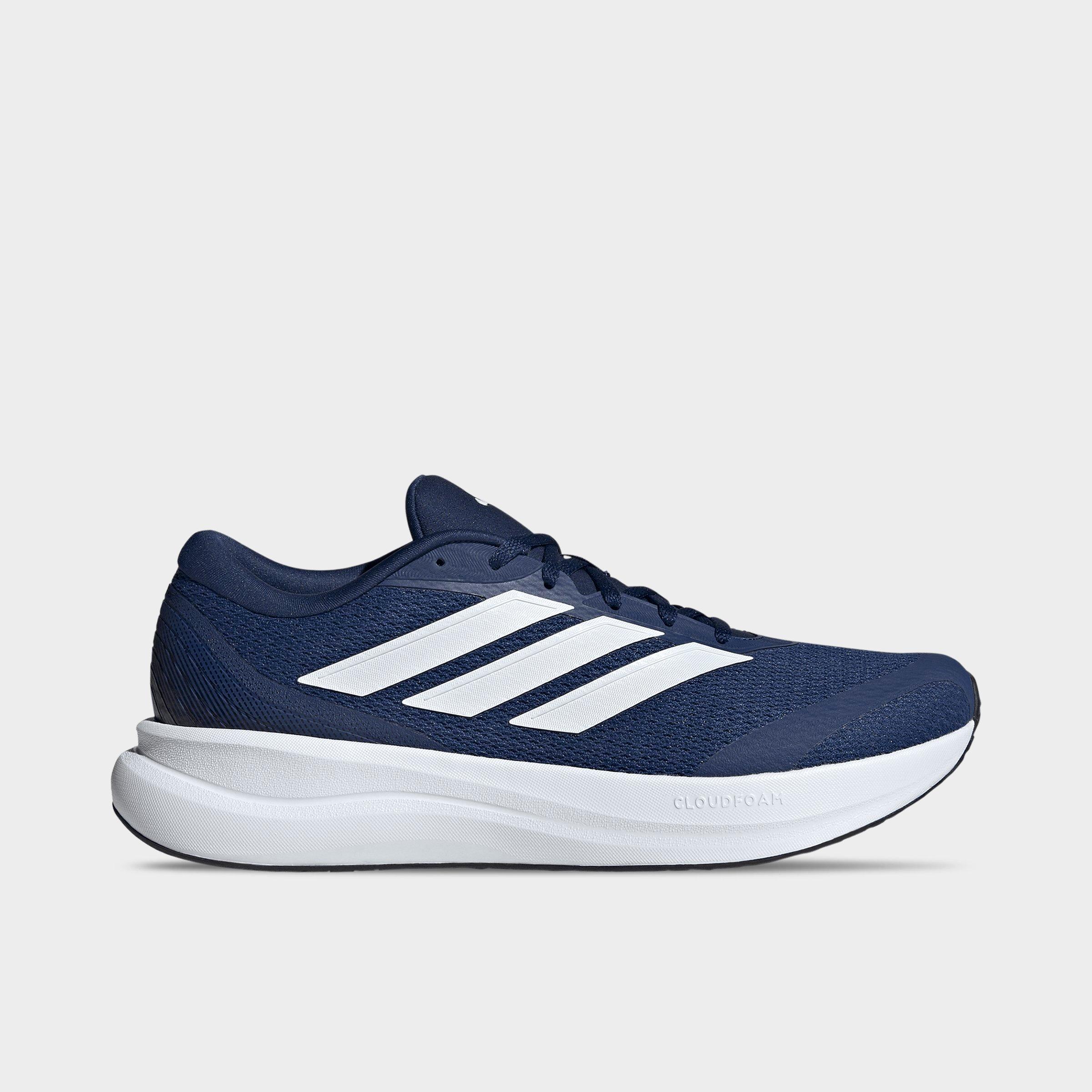 adidas Men's Runfalcon 6 Cloudfoam Running Shoes in Dark Blue/Cloud White/Core Black Size: 8.0