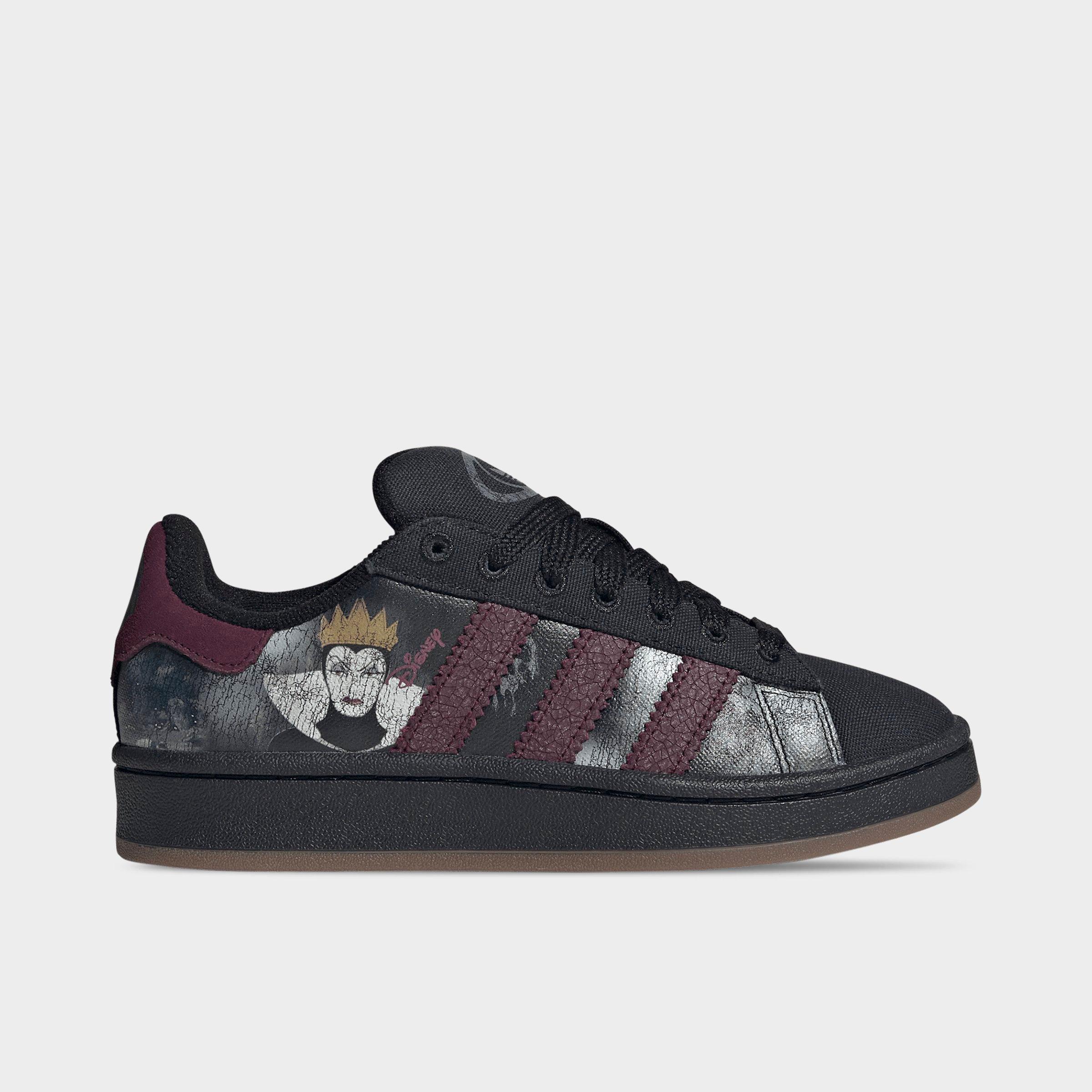 adidas Big Kids Originals x Disney Villains Campus 00s Shoes in Black/Maroon/Gum Size: 4.0