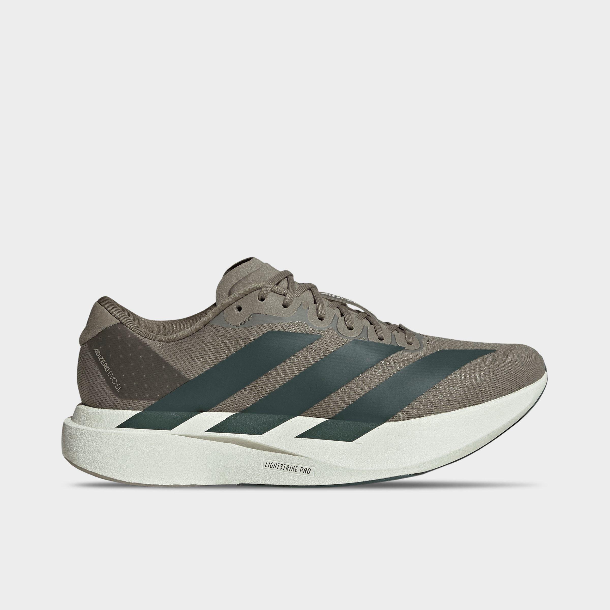 adidas Mens Adizero EVO SL Running Shoes in Clay/Legend Ivy/Light Brown Size: 13.0