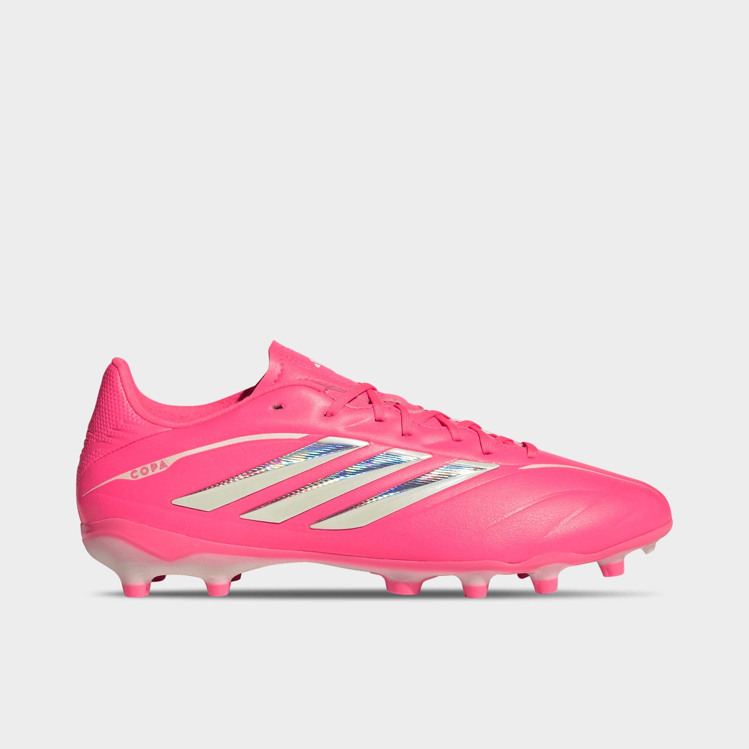 adidas Big Kids Copa Pure IV League Firm Ground Soccer Cleats in Solar Turbo/Ivory/Core Black Size: 2.5