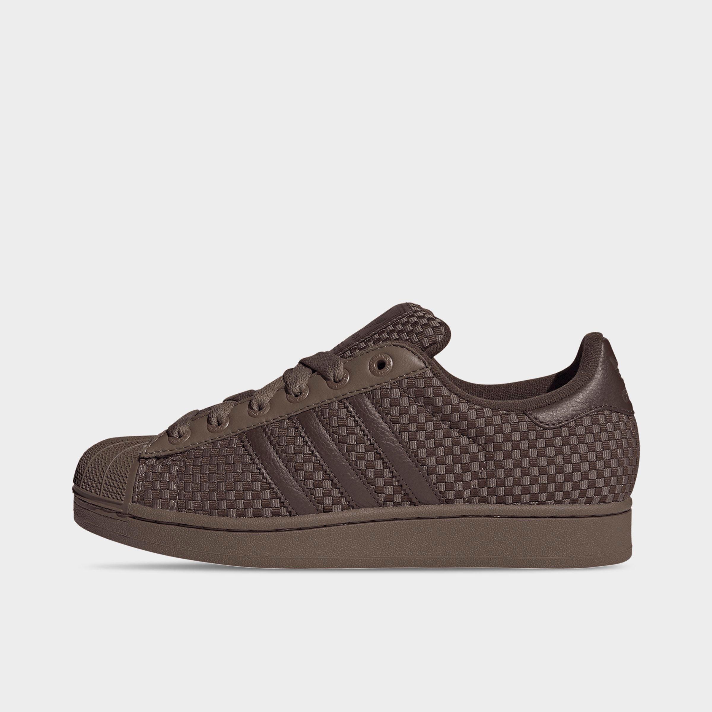 adidas Men's Originals Superstar II Woven Casual Shoes in Earth Strata/Brown Size: 10.0