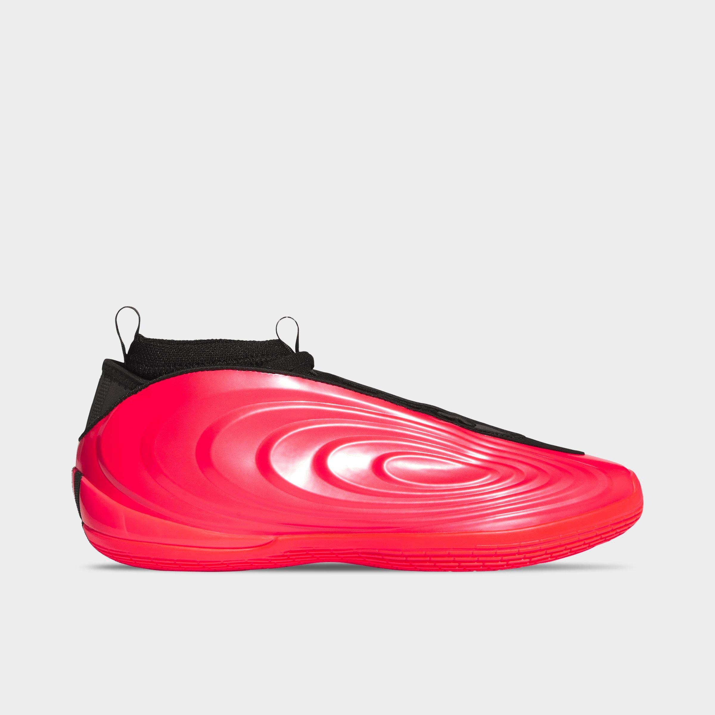 adidas Men's Harden Vol. 10 Basketball Shoes in Lucid Red/Core Black/Lucid Pink Size: 14.0