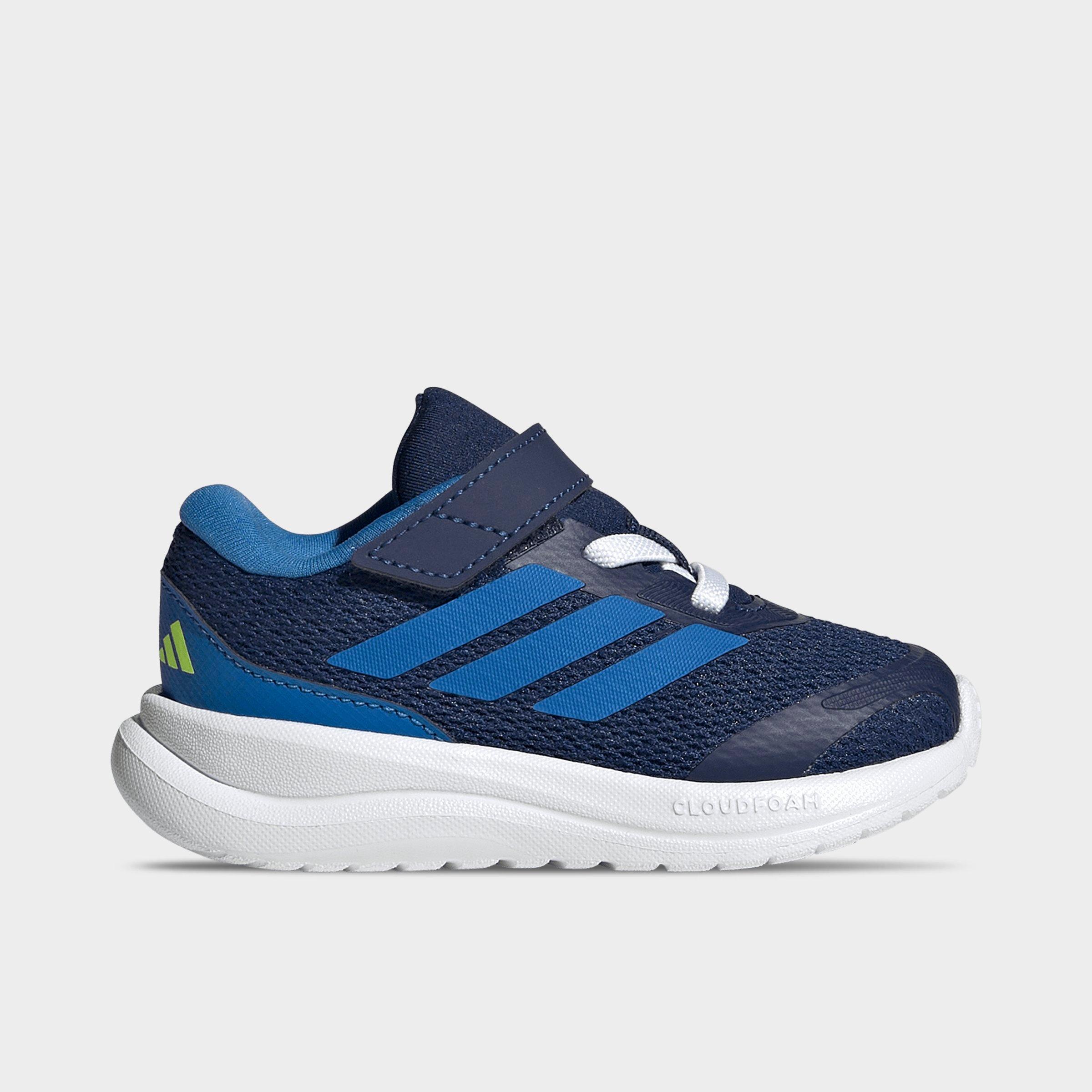 adidas Kids Toddler Runfalcon 6 Hook-And-Loop Stretch Lace Casual Shoes in Dark Blue/Bright Royal/Lucid Lemon Size: 5.0
