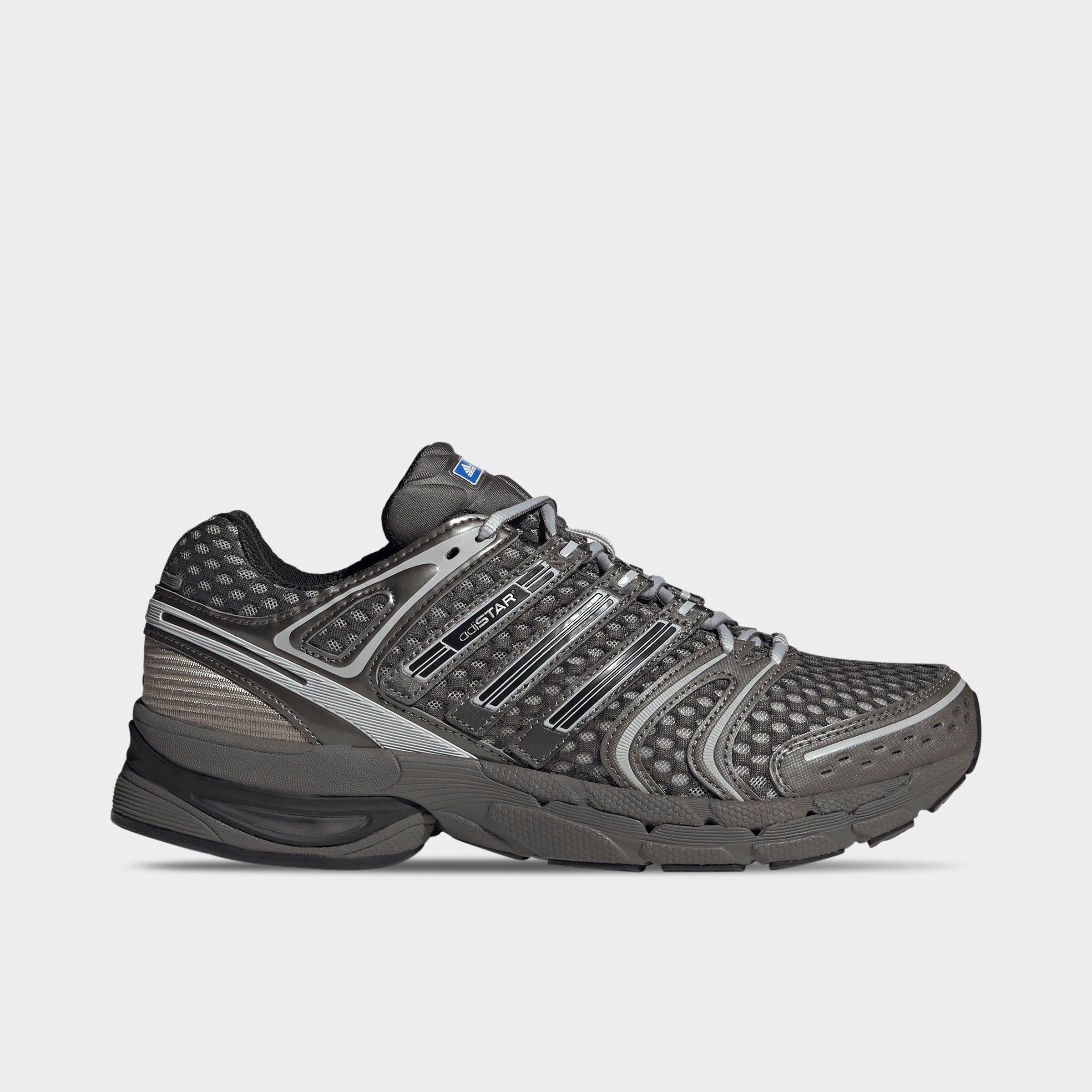 adidas Men's Adistar Control 5 Casual Shoes in Trace Grey Metallic/Core Black/Light Brown Size: 9.0