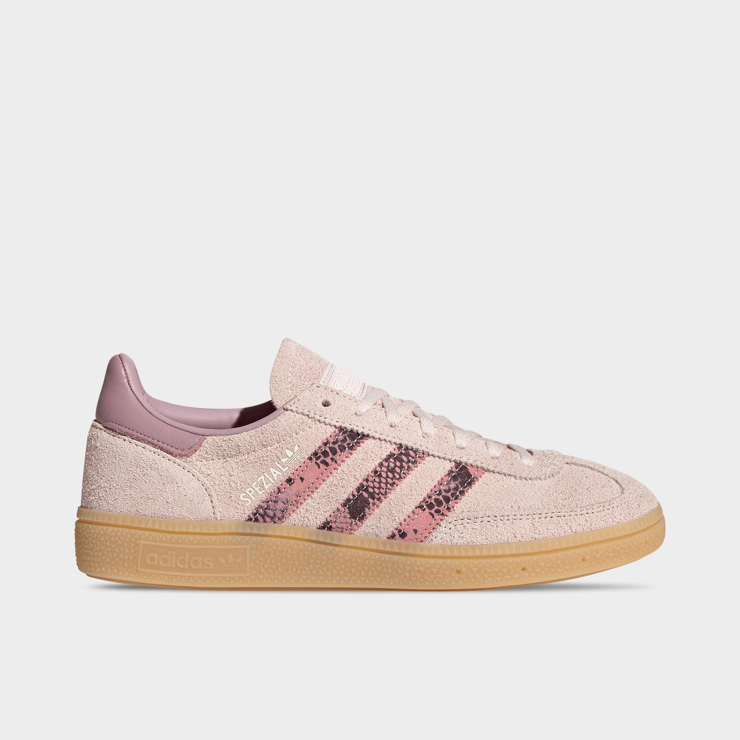adidas Women's Originals Handball Spezial Casual Shoes in Wonder Quartz/Wonder Mauve/Magic Mauve Size: 7.5
