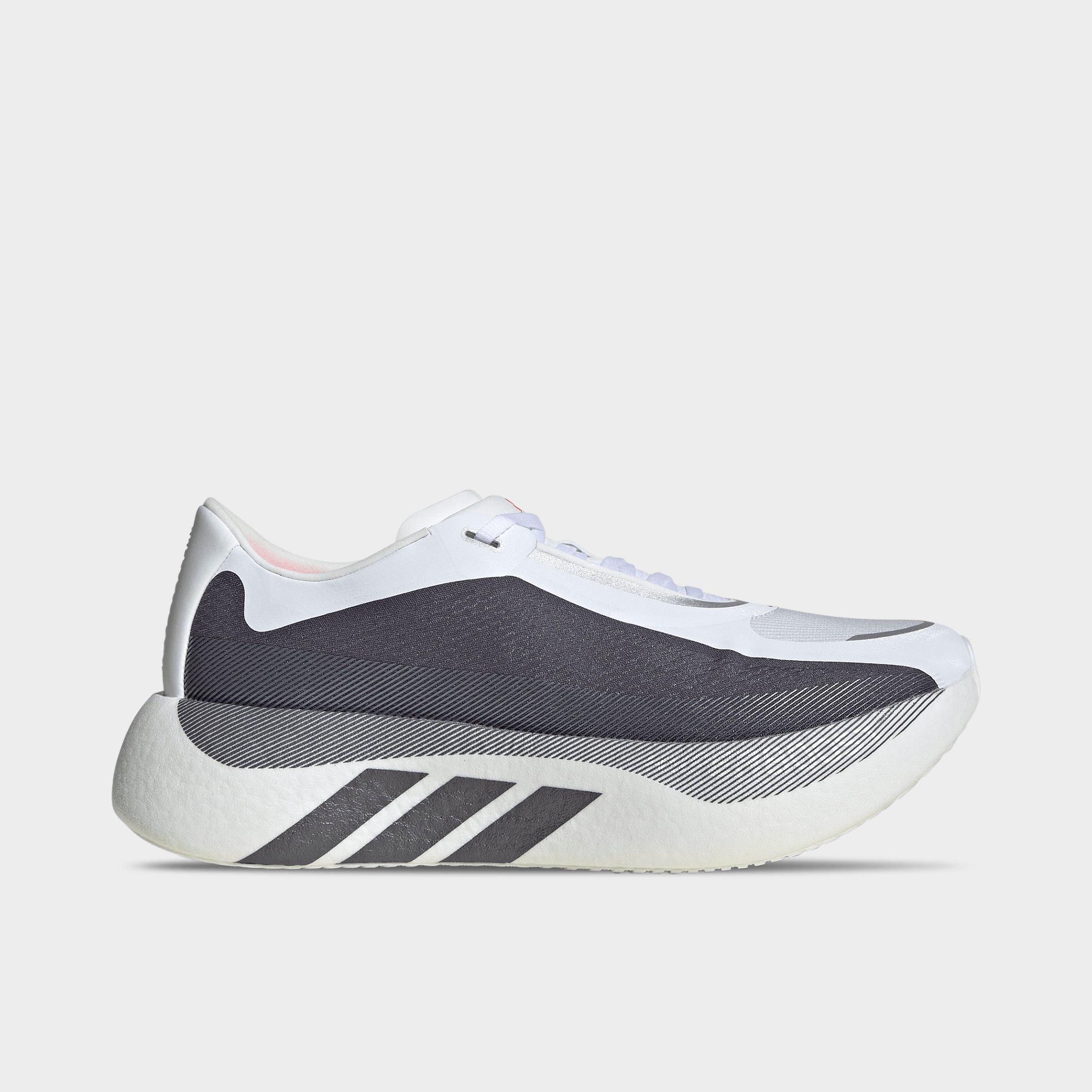 adidas Men's Hyperboost Edge Running Shoes in Cloud White/Aurora Onix/Solar Turbo Size: 8.0