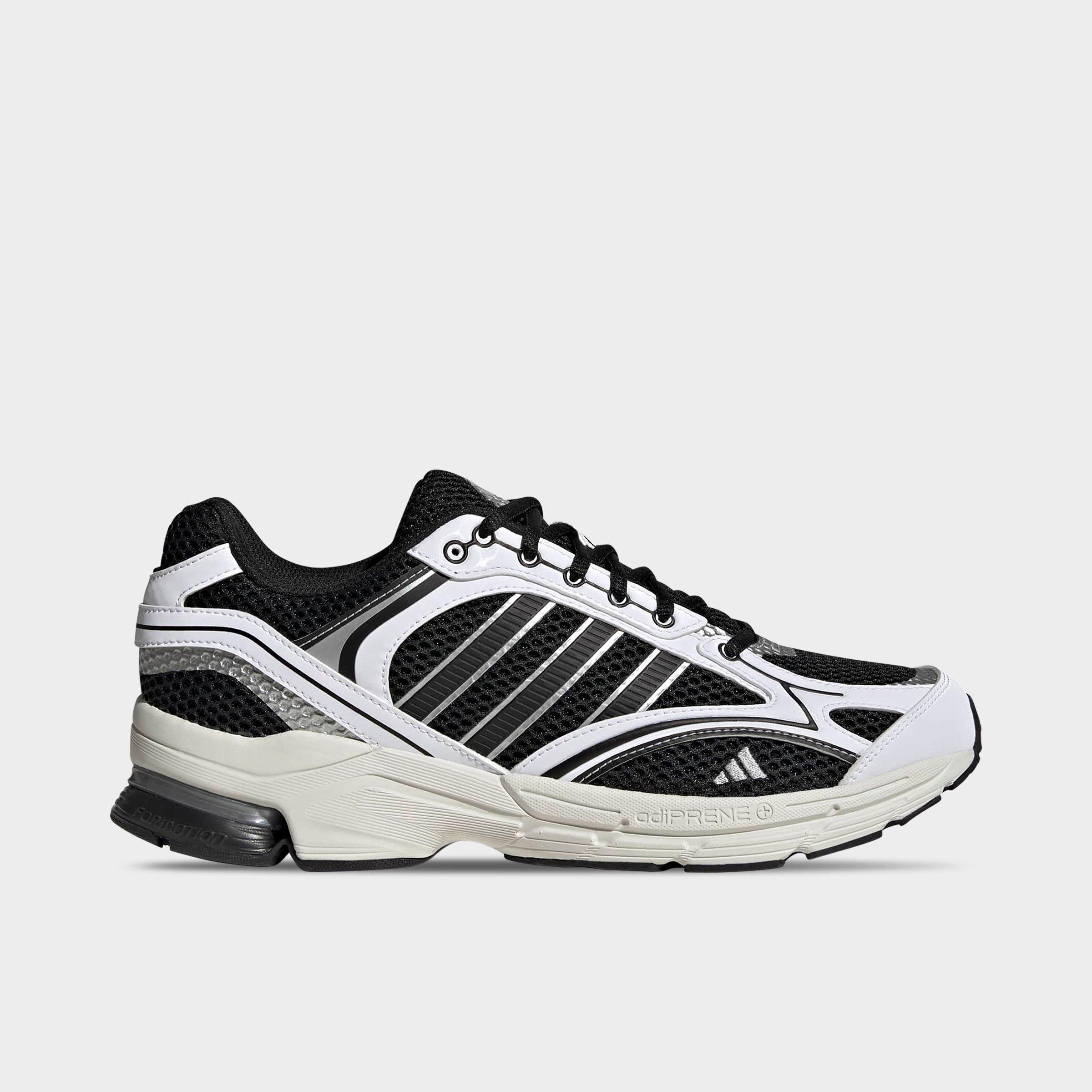 adidas Men's Spiritain 2000 Casual Shoes in Cloud White/Core Black/Matte Silver Size: 8.5