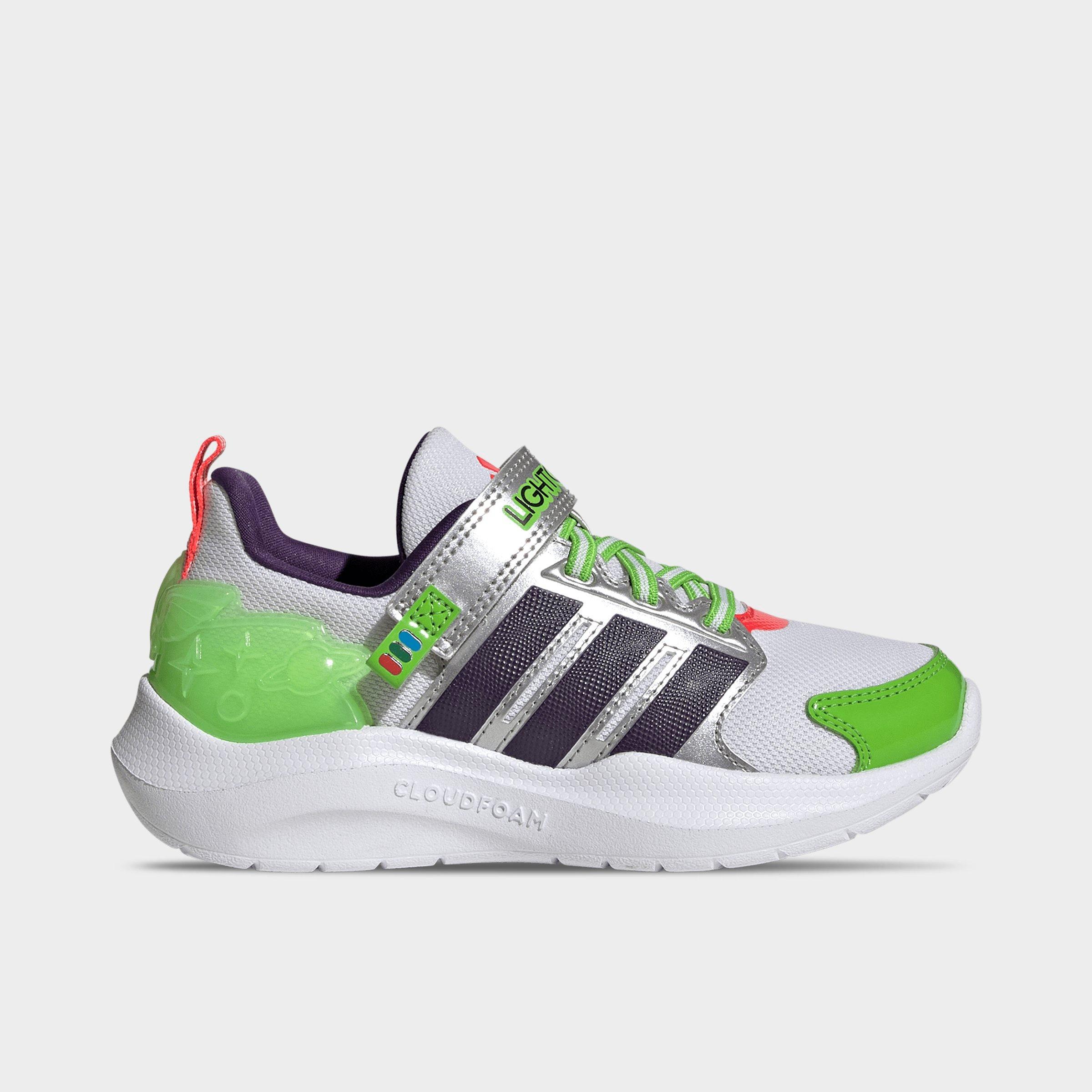 adidas Little Kids Lightorama Runner Hook-And-Loop Stretch Lace Casual Shoes