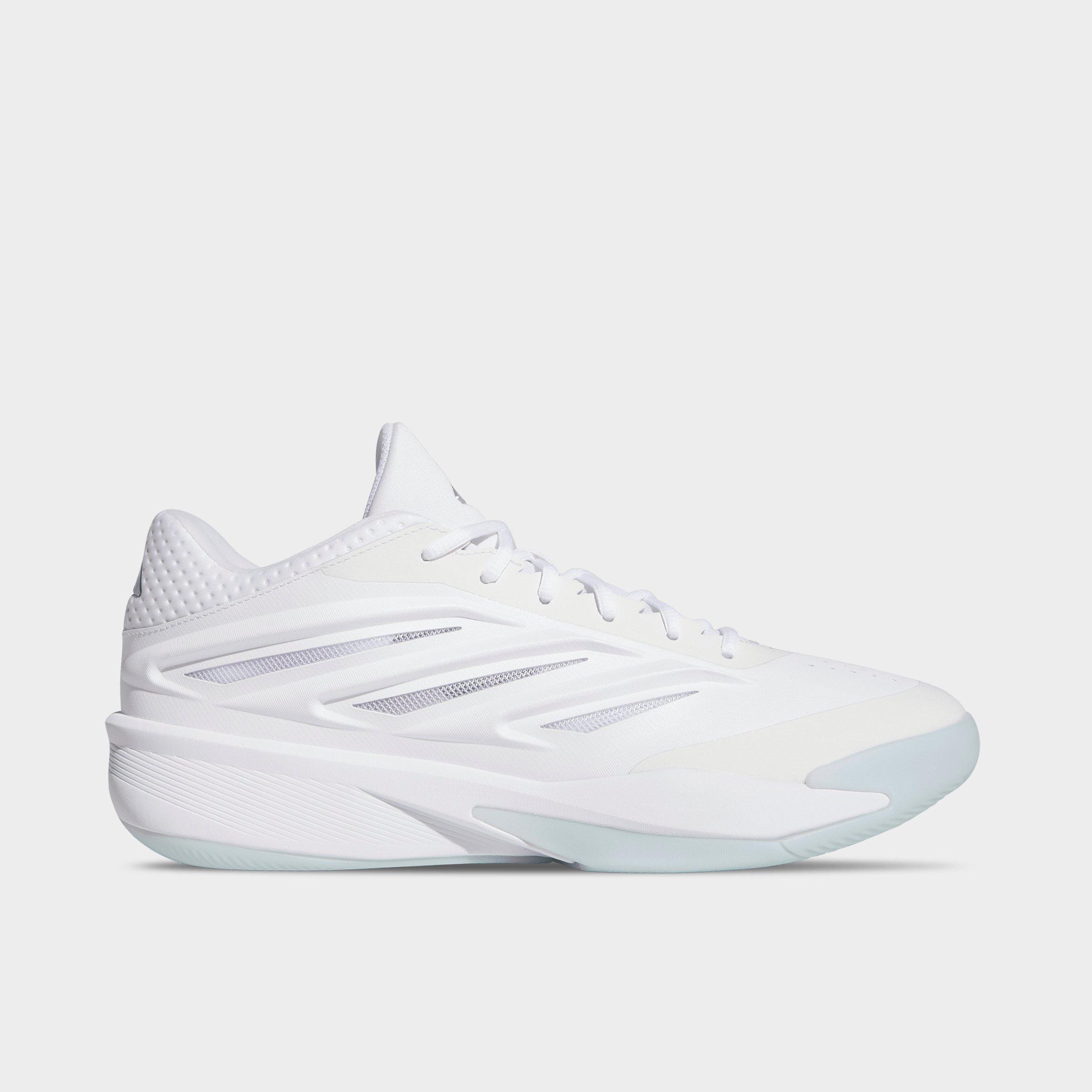 adidas Men's Crazy Energy Basketball Shoes in Cloud White/Silver Metallic/Cloud White Size: 13.5