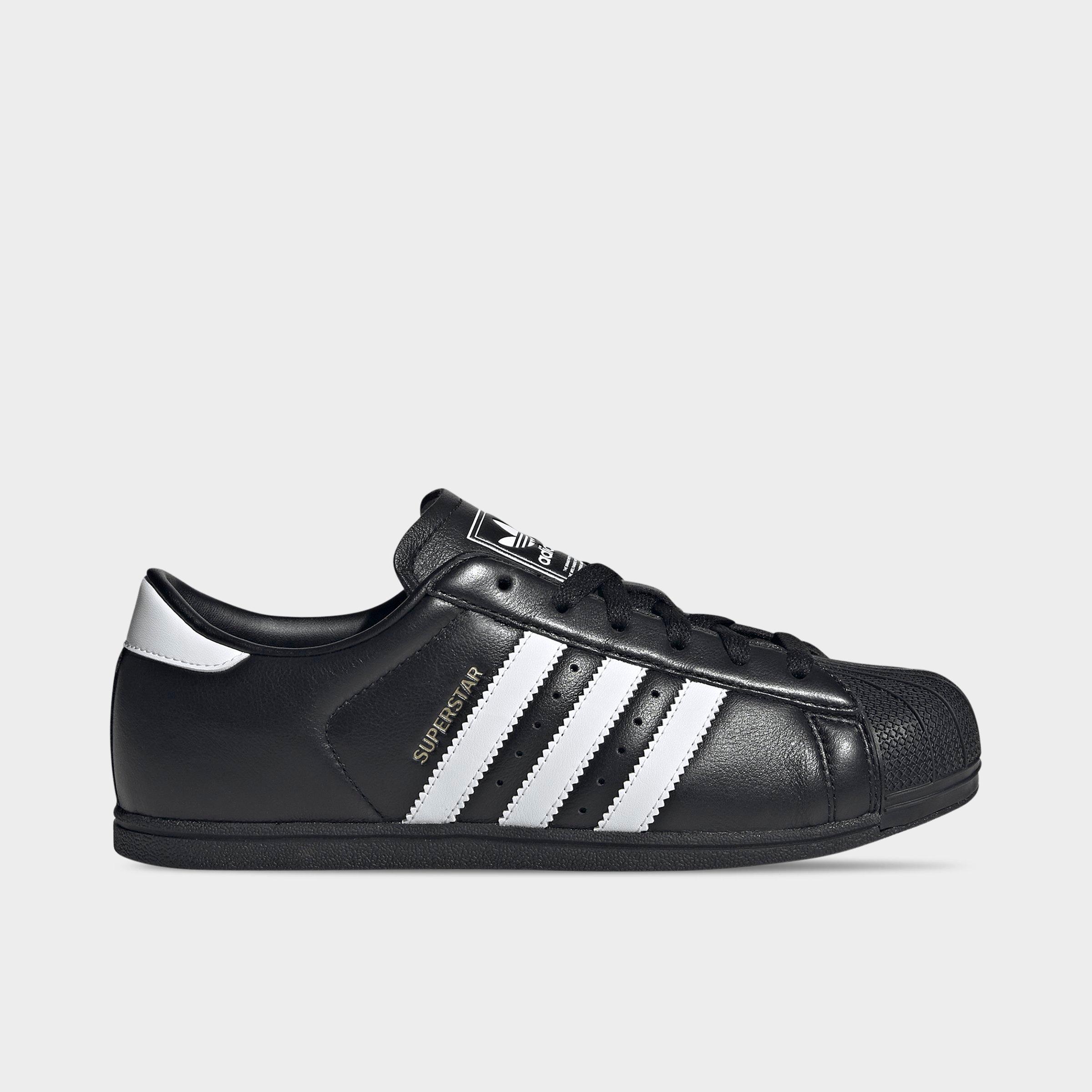 adidas Women's Originals Superstar Lo Pro Casual Shoes in Core Black/Cloud White/Gold Metallic Size: 5.5