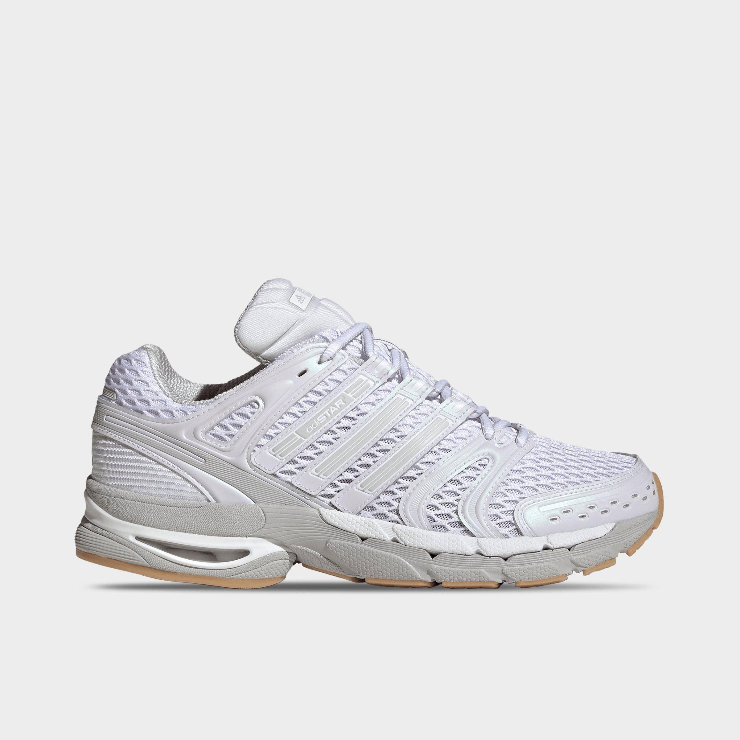 adidas Men's Adistar Control 5 Casual Shoes in Cloud White/Grey/Gum Size: 9.5