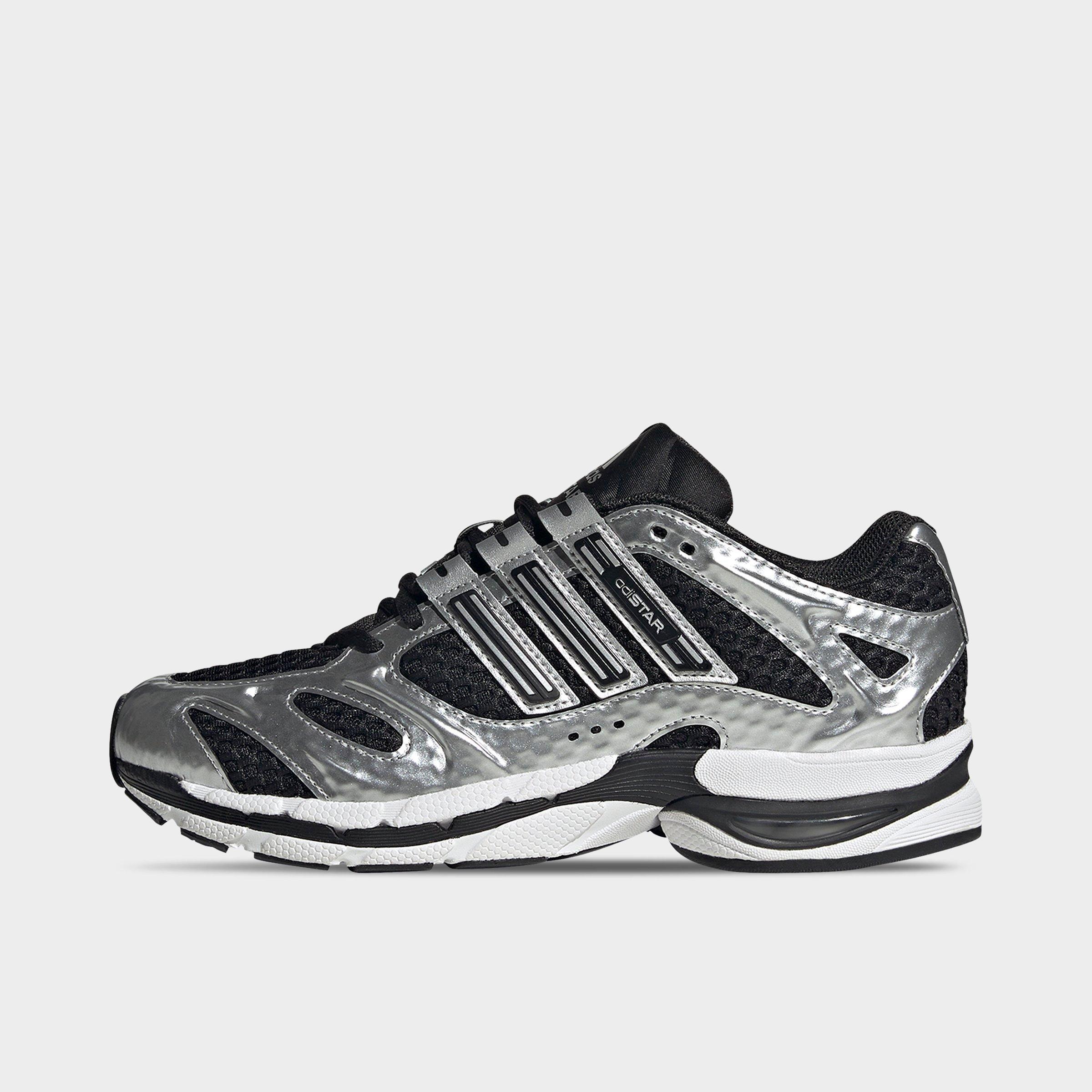 adidas Women's Originals Adistar MLD Casual Shoes in Core Black/Silver Metallic/Cloud White Size: 7.0