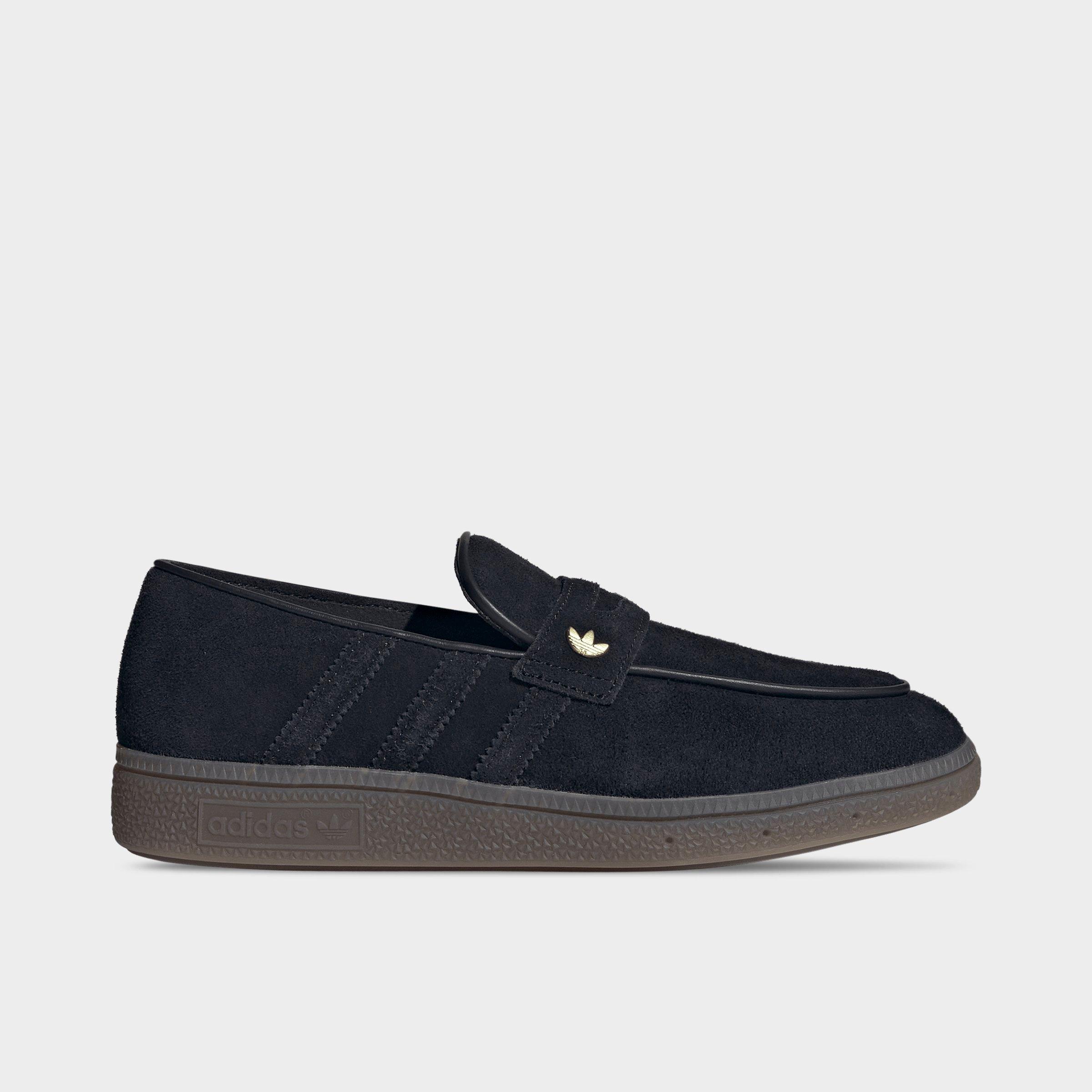 adidas Women's Originals Handball Spezial Loafer Casual Shoes in Core Black/Gum Size: 8.5