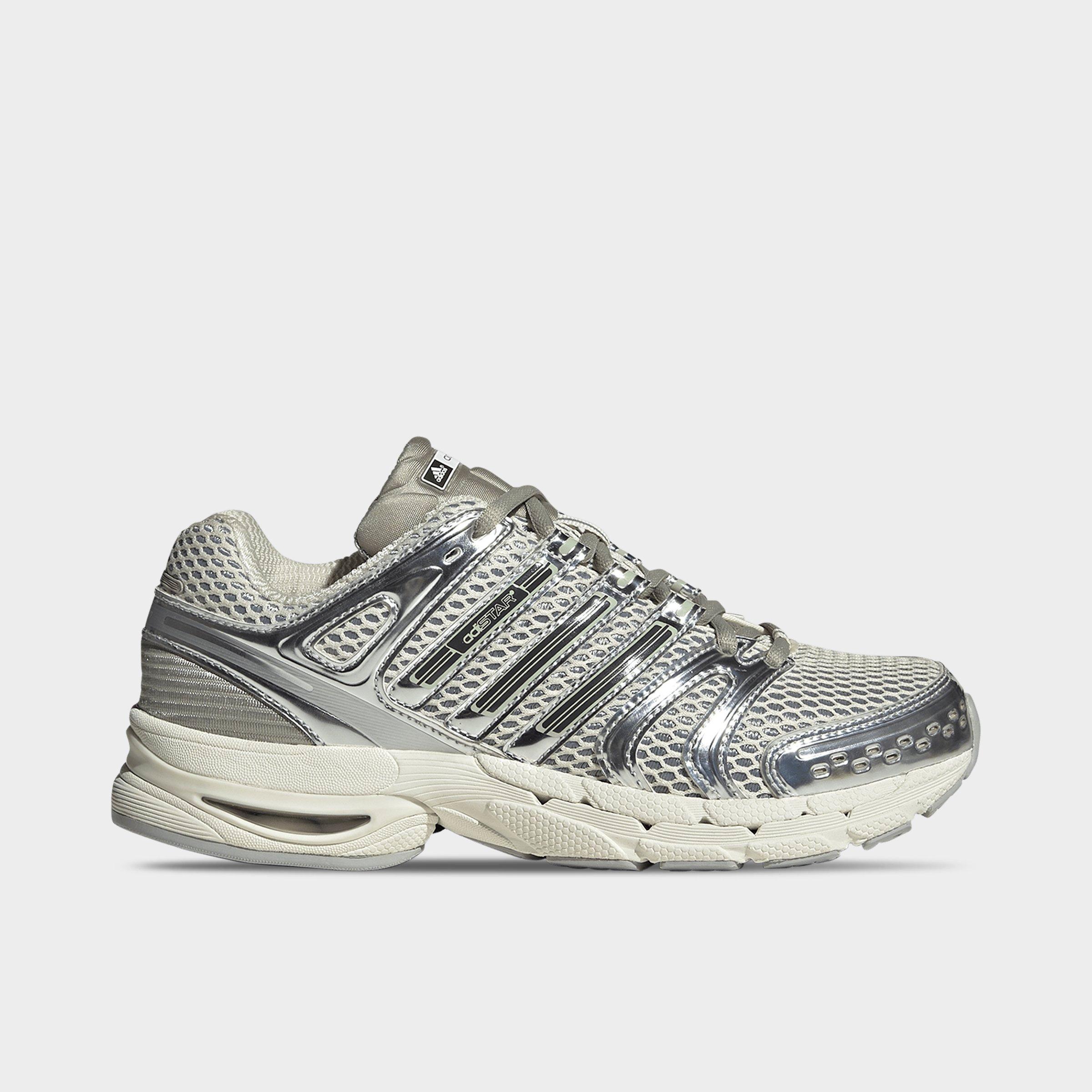 adidas Women's Adistar Control 5 Casual Shoes in Off White/Silver Metallic/Sesame Size: 5.5