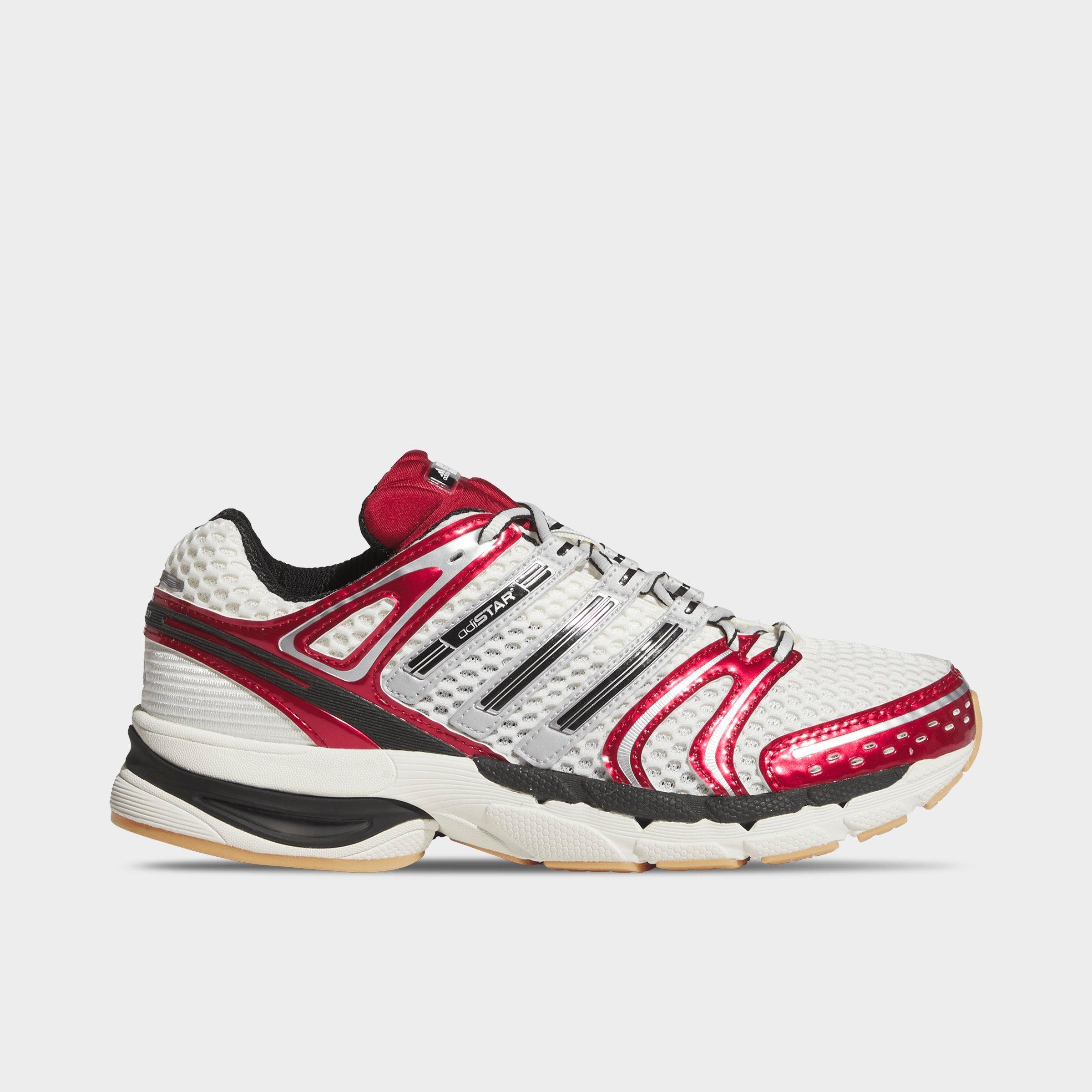 adidas Men's Adistar Control 5 Casual Shoes in Off White/Core Black/Team Victory Red Size: 8.0
