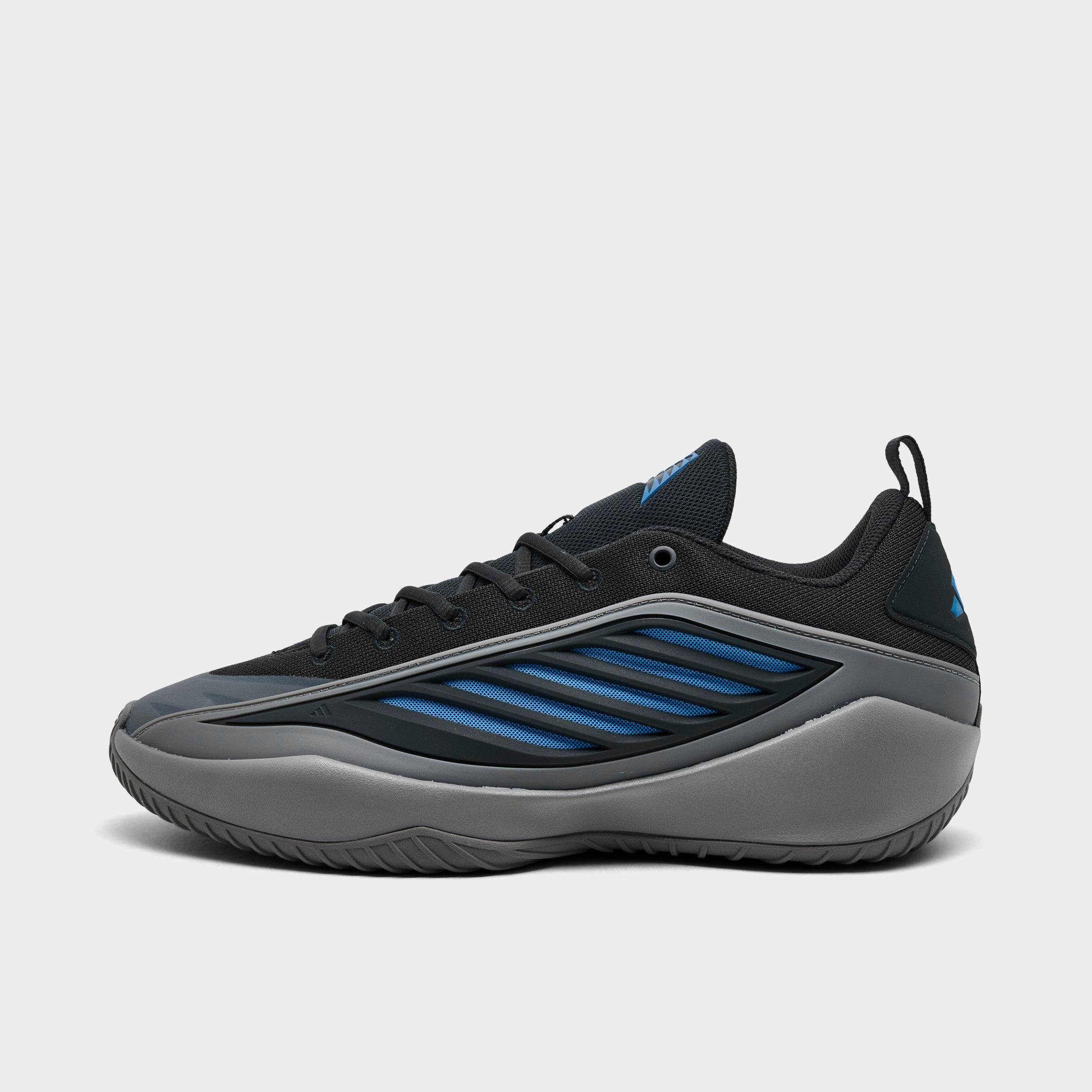 adidas Men's Believe That 1 Basketball Shoes in Carbon/Grey/Lucid Ray Blue Size: 12.0