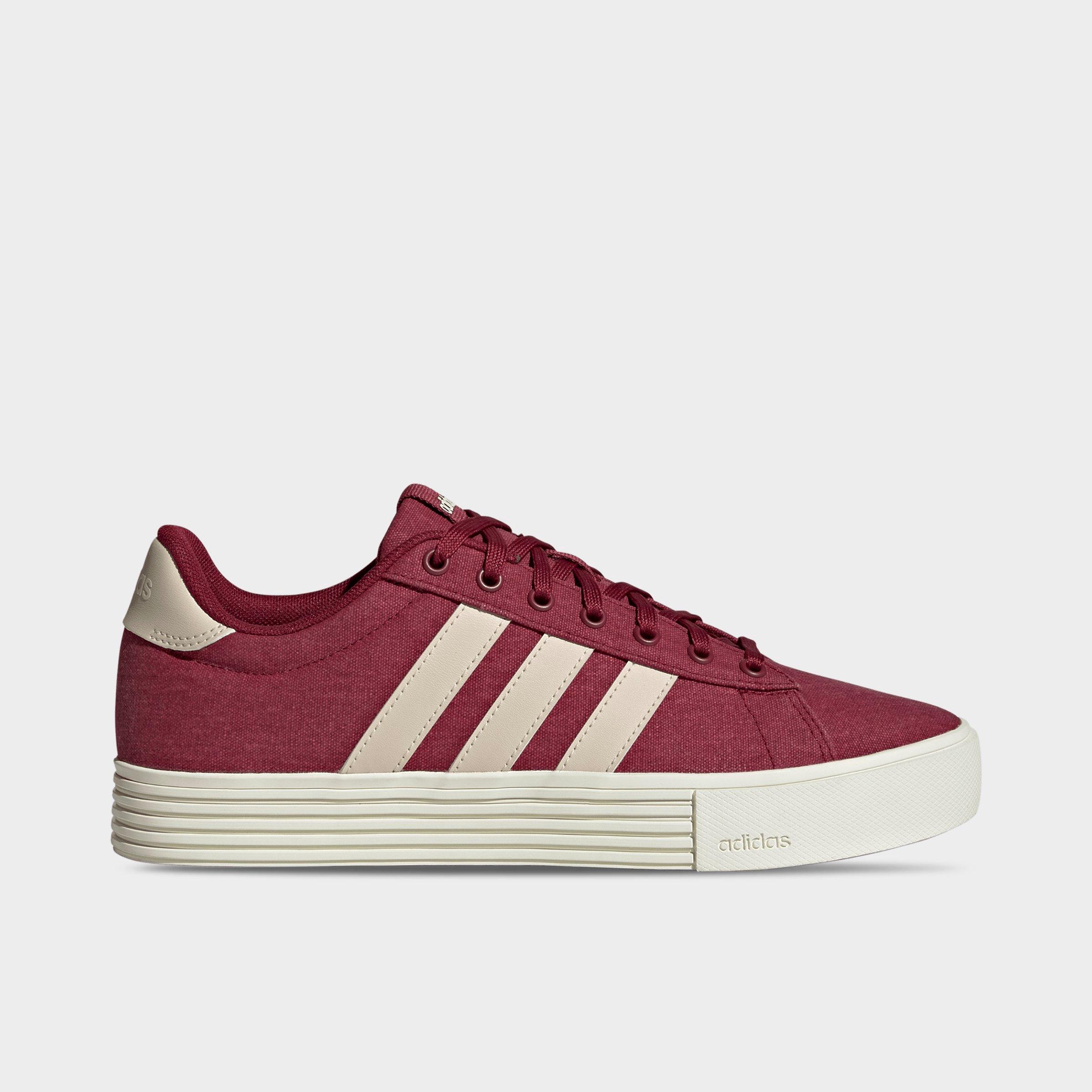 adidas Men's Daily 4.0 Casual Shoes in Collegiate Burgundy/Crystal Linen/Off White Size: 9.0