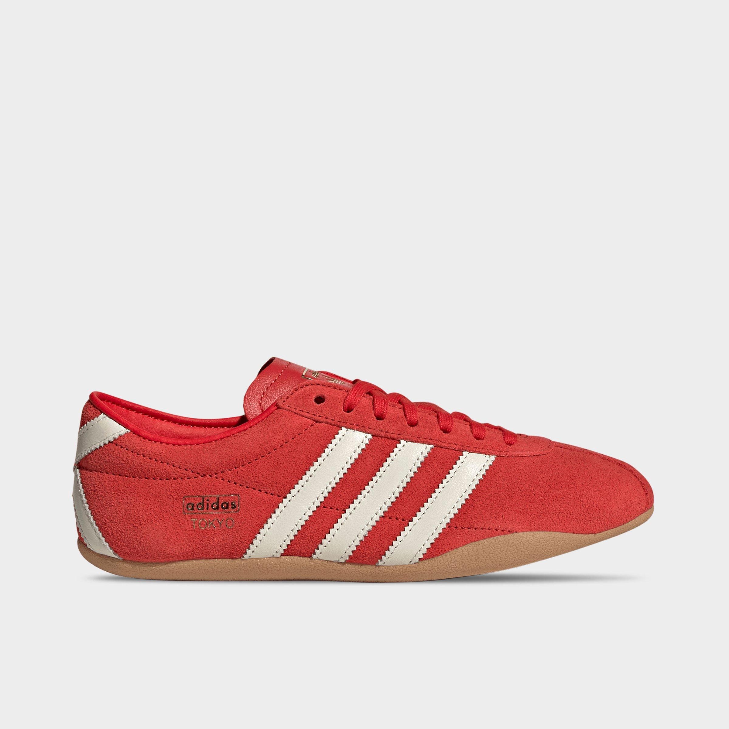 adidas Women's Originals Tokyo Casual Shoes in Red/Off White/Gum Size: 5.5